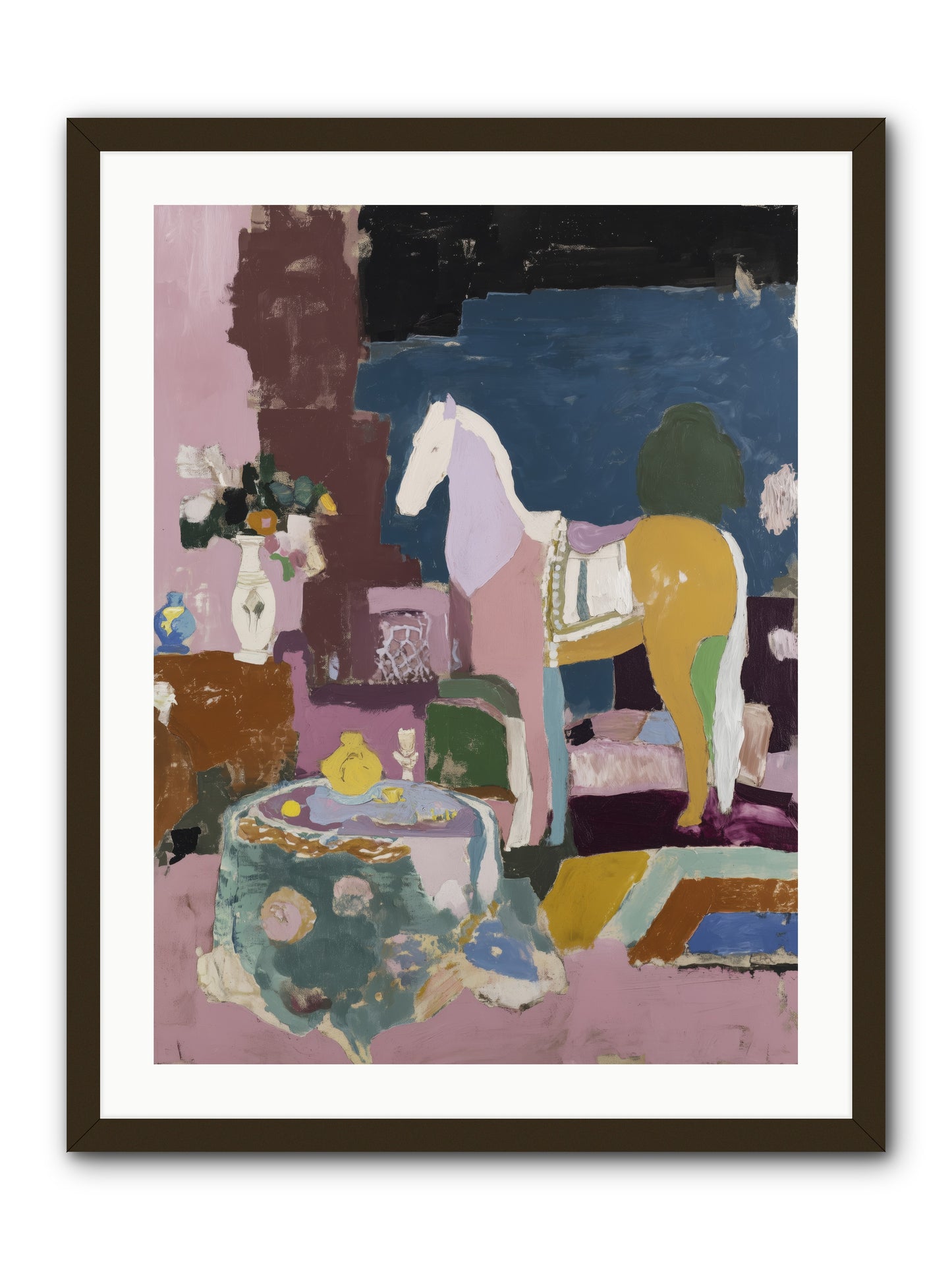 Forgotten Library -- Framed Print - Black 24x32