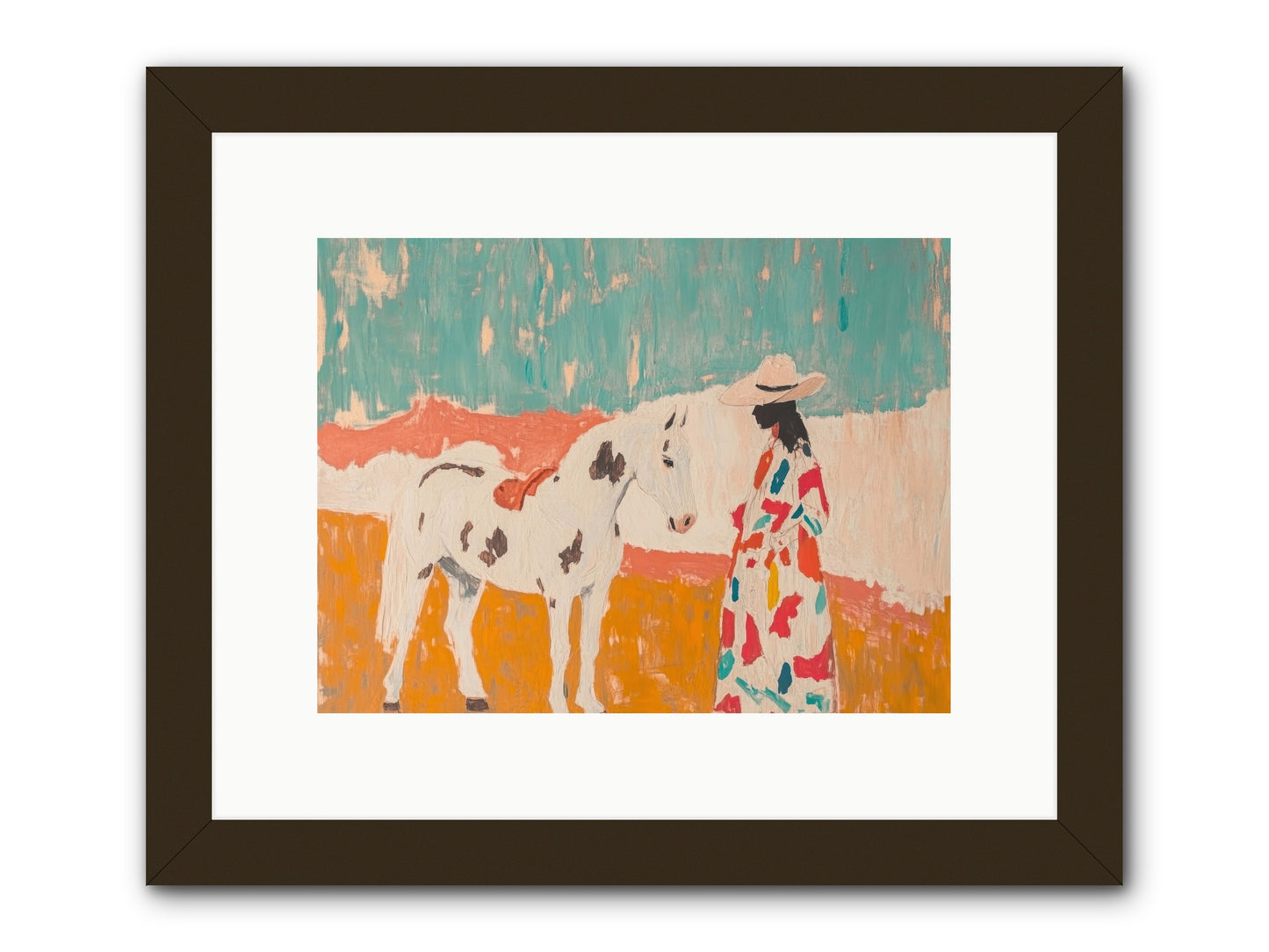 Forgotten Trail -- Framed Print - Black 12x9