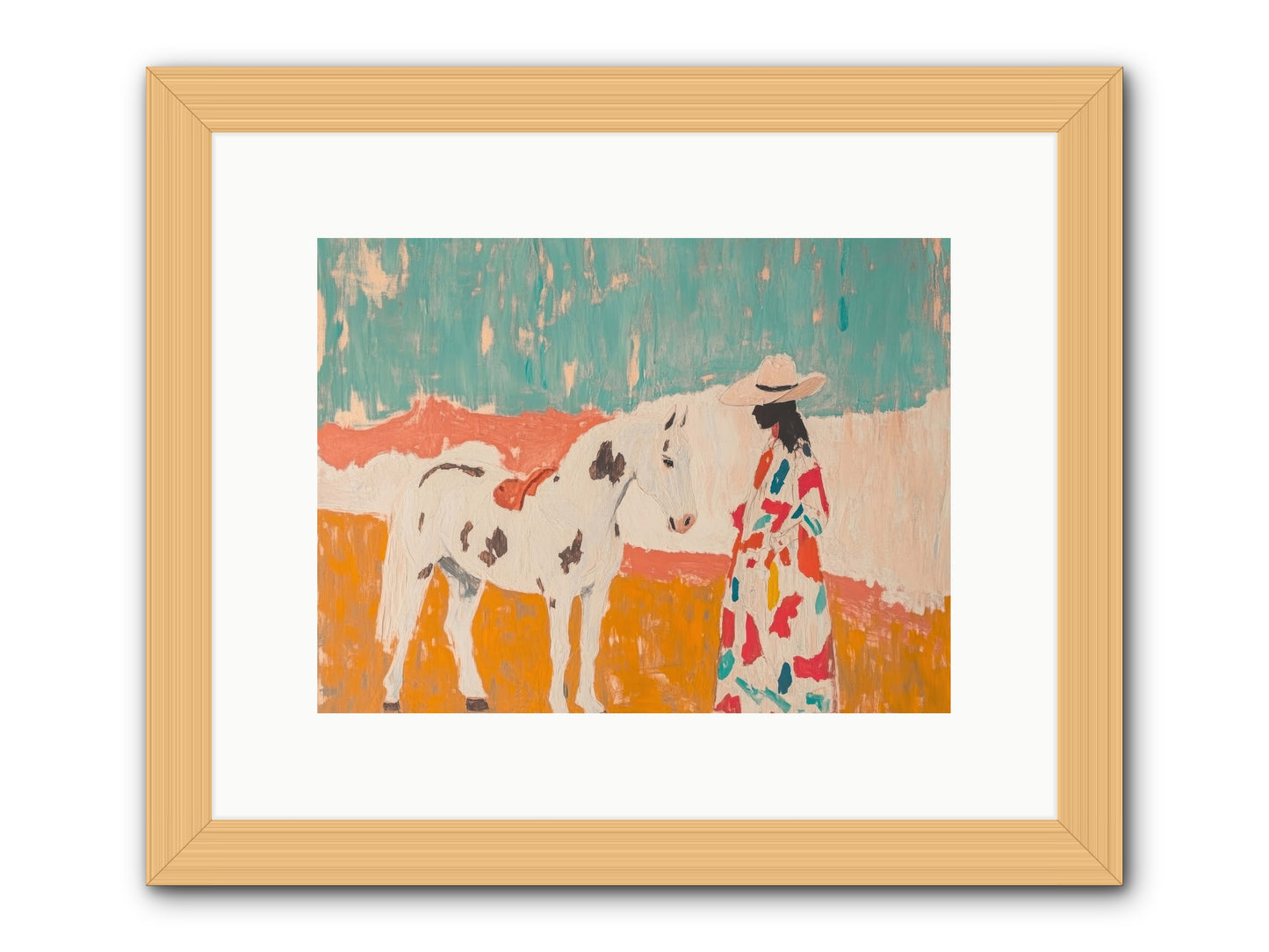 Forgotten Trail -- Framed Print - Natural 12x9