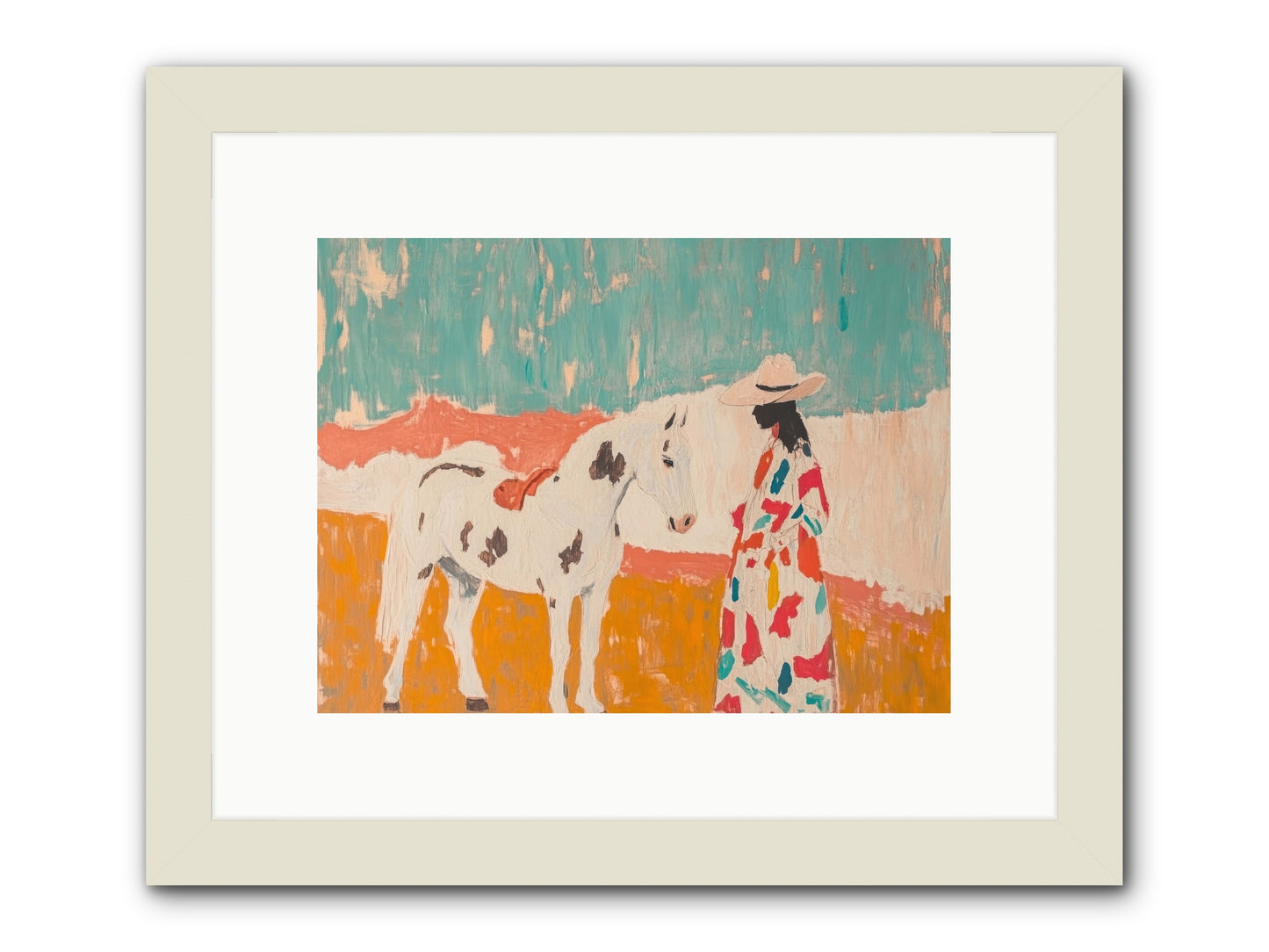 Forgotten Trail -- Framed Print - White 12x9