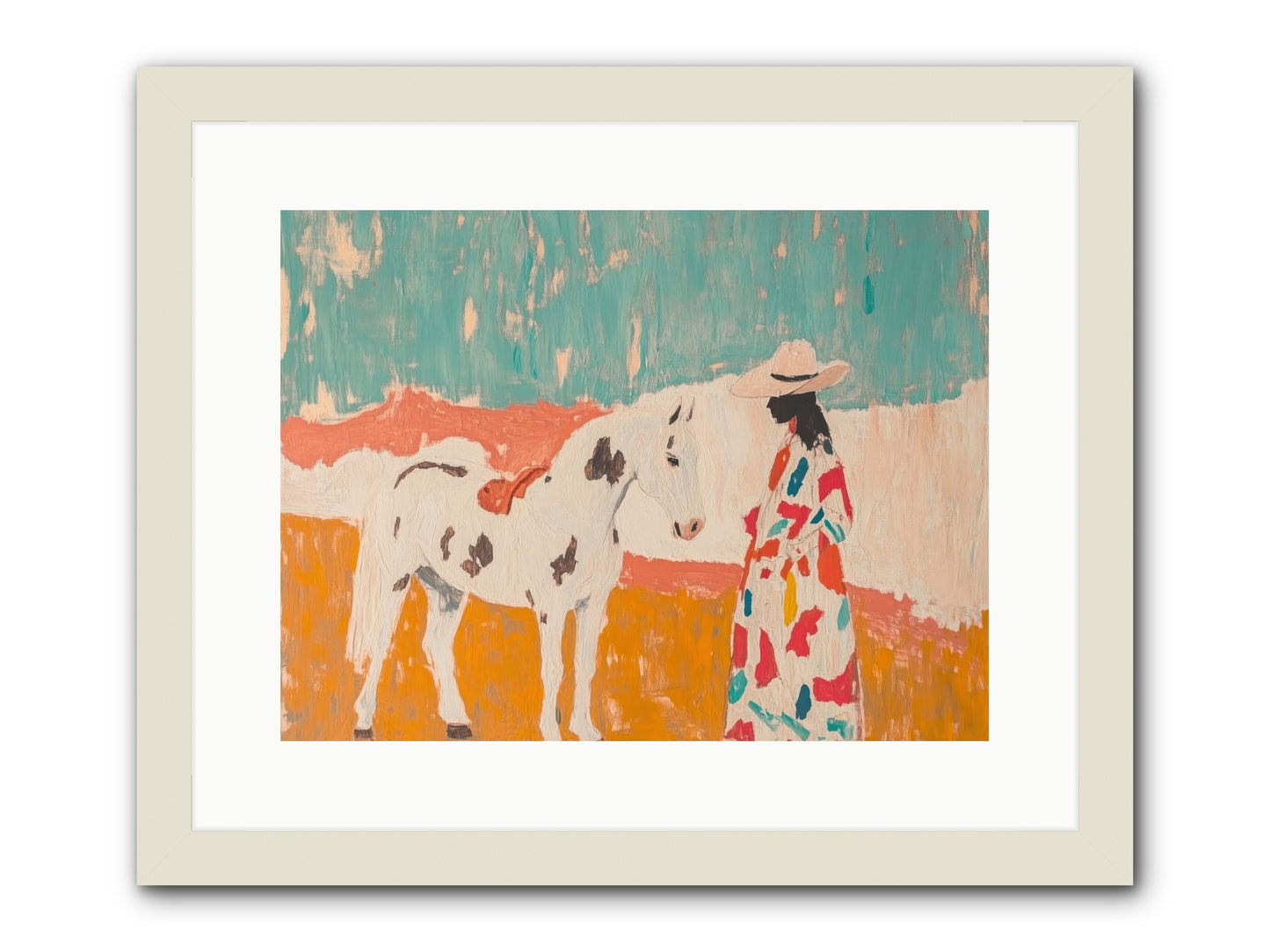 Forgotten Trail -- Framed Print - White 16x12