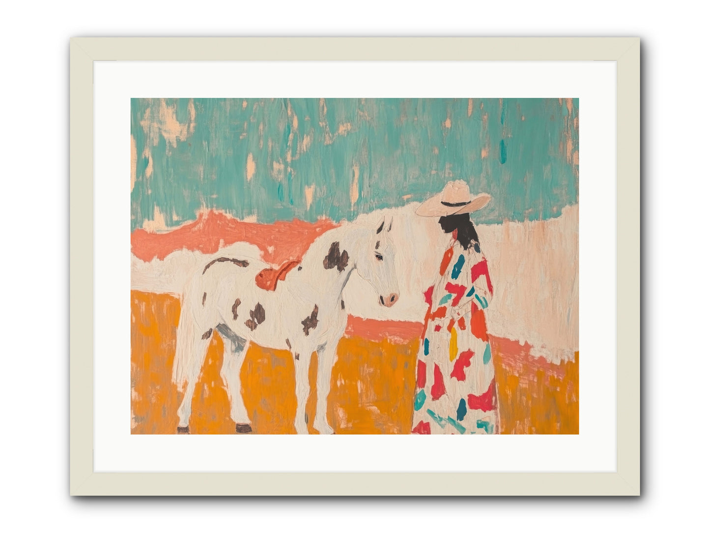 Forgotten Trail -- Framed Print - White 24x18