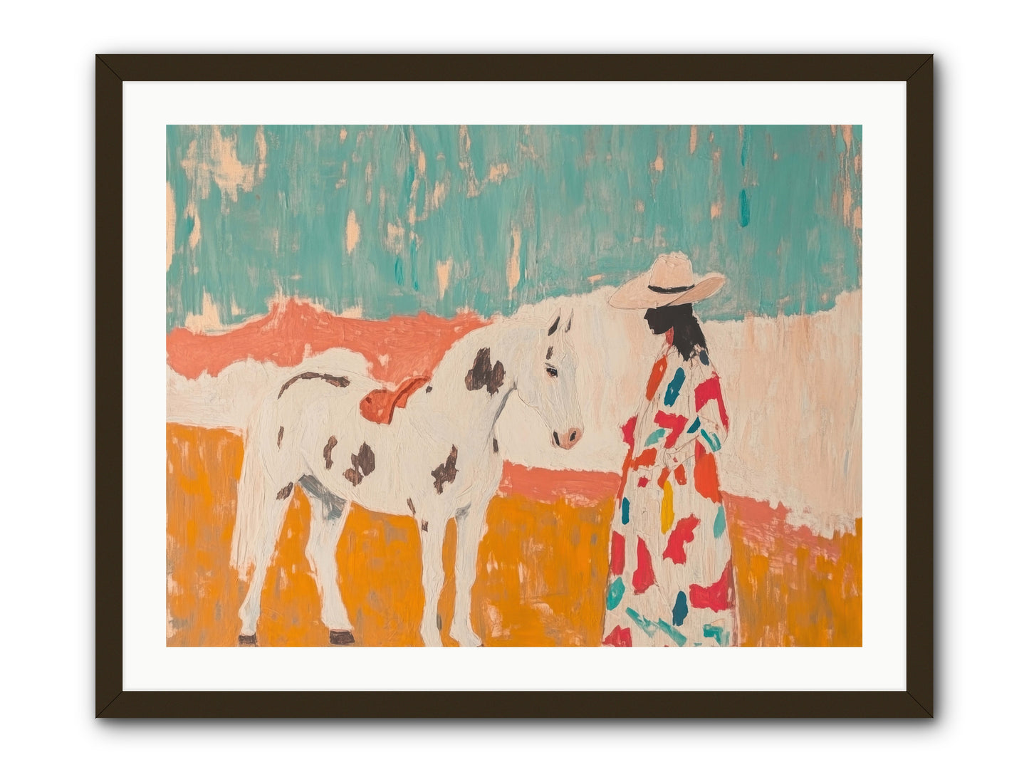 Forgotten Trail -- Framed Print - Black 32x24