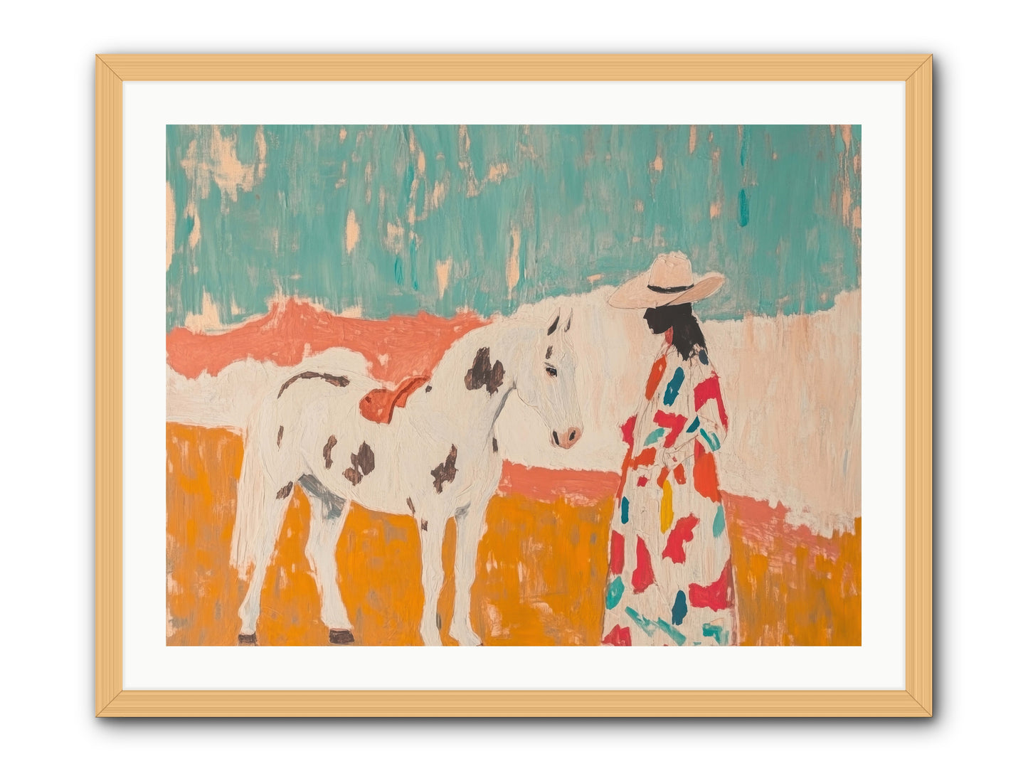 Forgotten Trail -- Framed Print - Natural 32x24