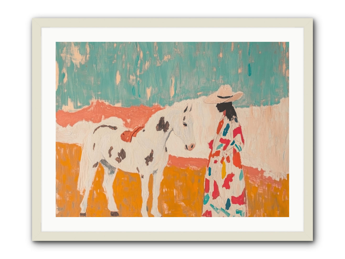Forgotten Trail -- Framed Print - White 32x24