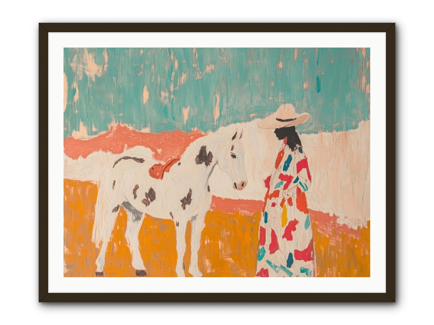 Forgotten Trail -- Framed Print - Black 40x30