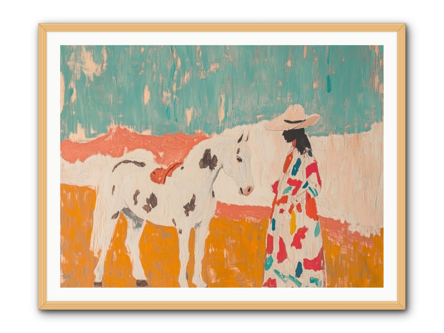 Forgotten Trail -- Framed Print - Natural 48x36