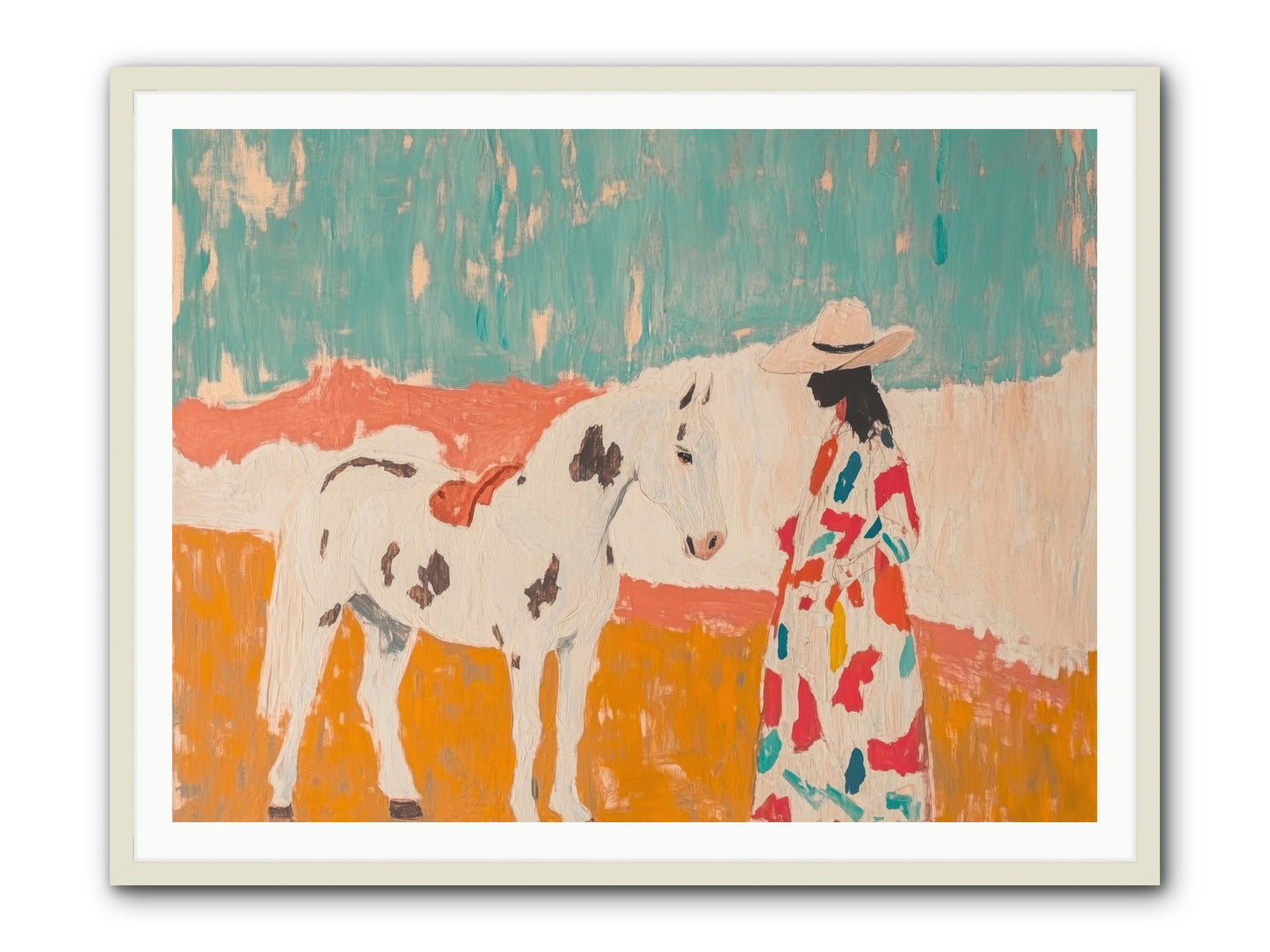 Forgotten Trail -- Framed Print - White 48x36