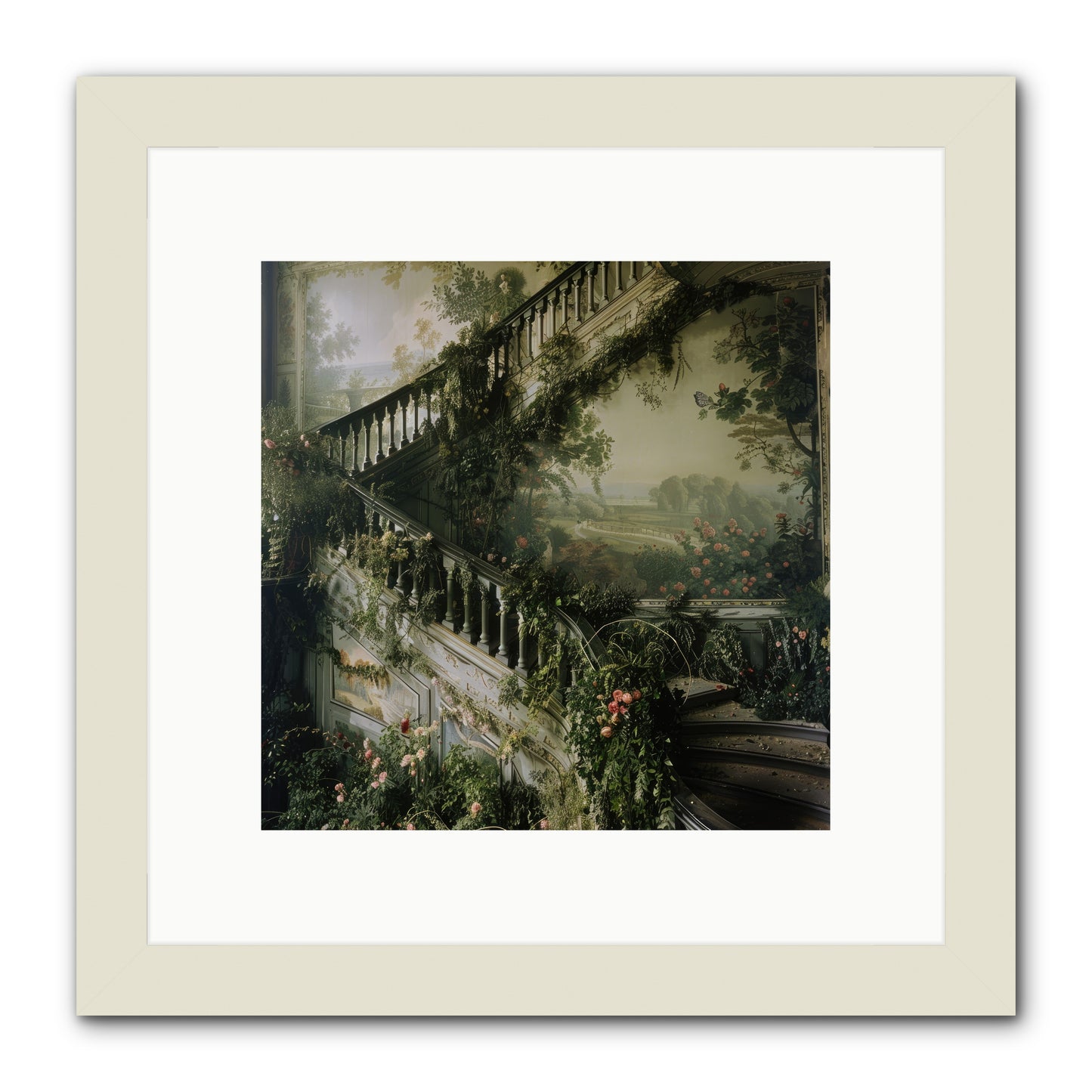 Forgotten Wonderland No. 1 -- Framed Print - White 10x10