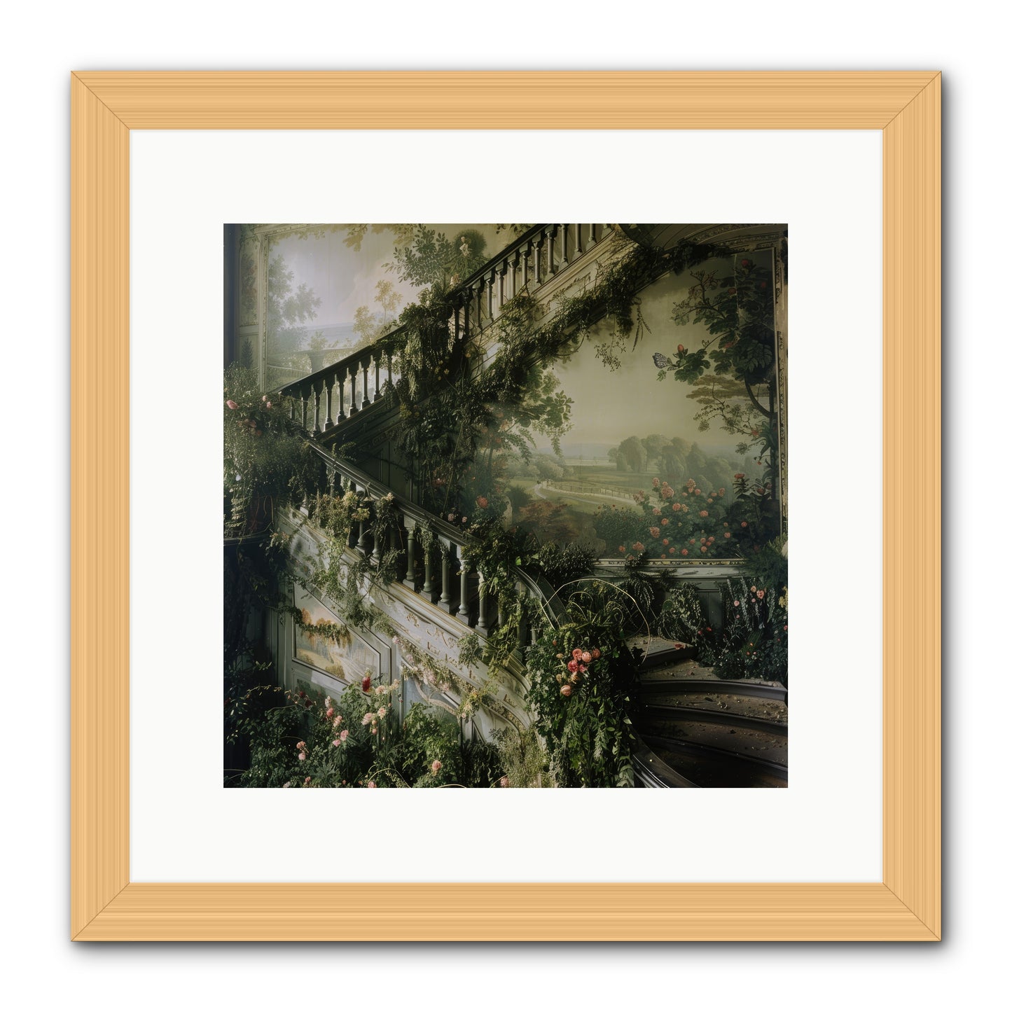 Forgotten Wonderland No. 1 -- Framed Print - Natural 12x12