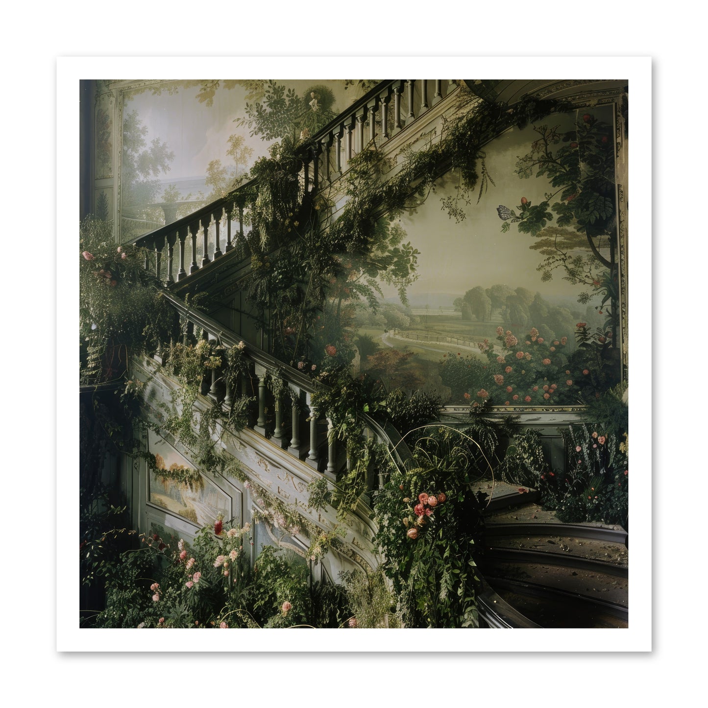Forgotten Wonderland No. 1 -- Loose Canvas Print 24x24