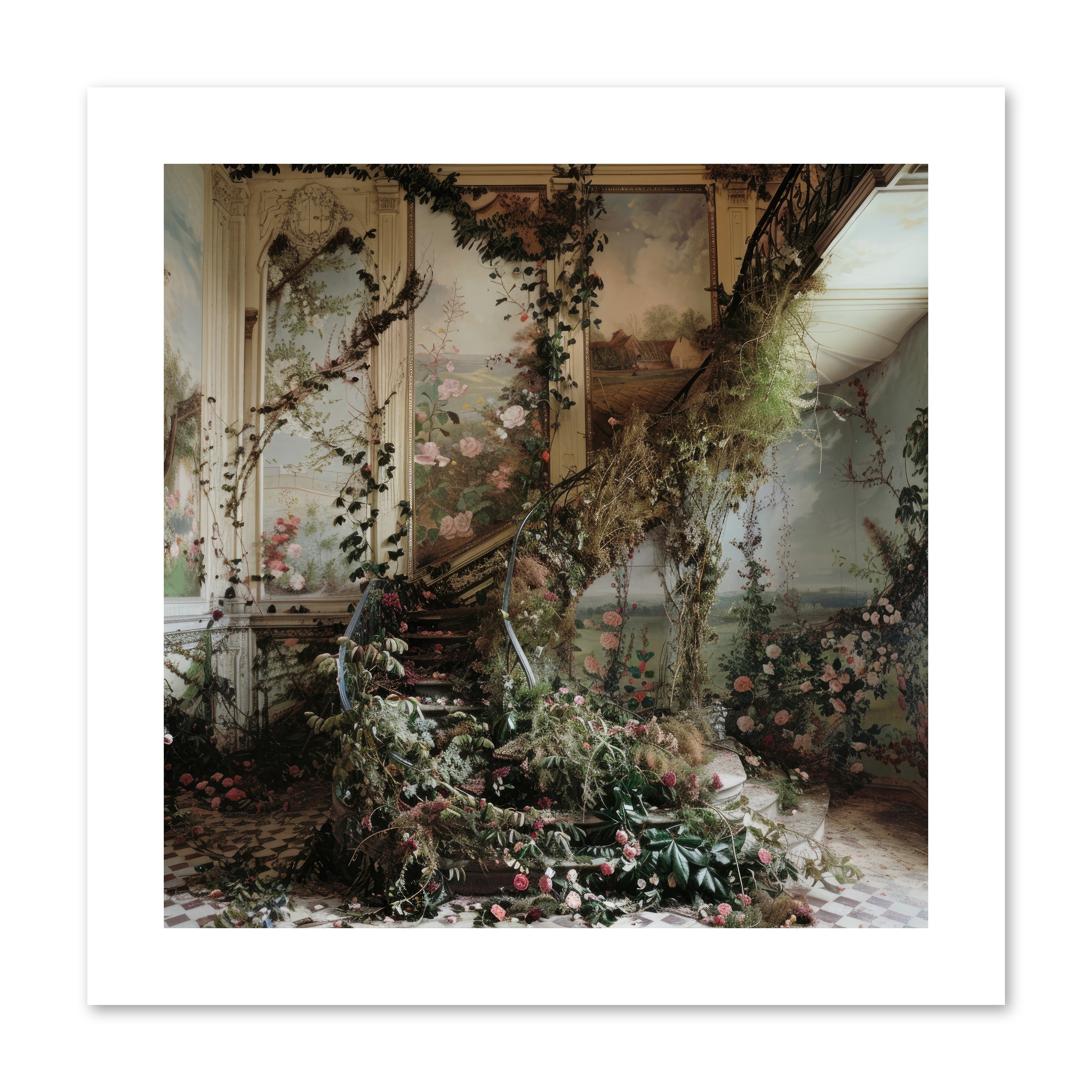 Stephanie Borg 異端審問官の宮殿の中庭にて Entryway & Hallway – Porter Art Guild