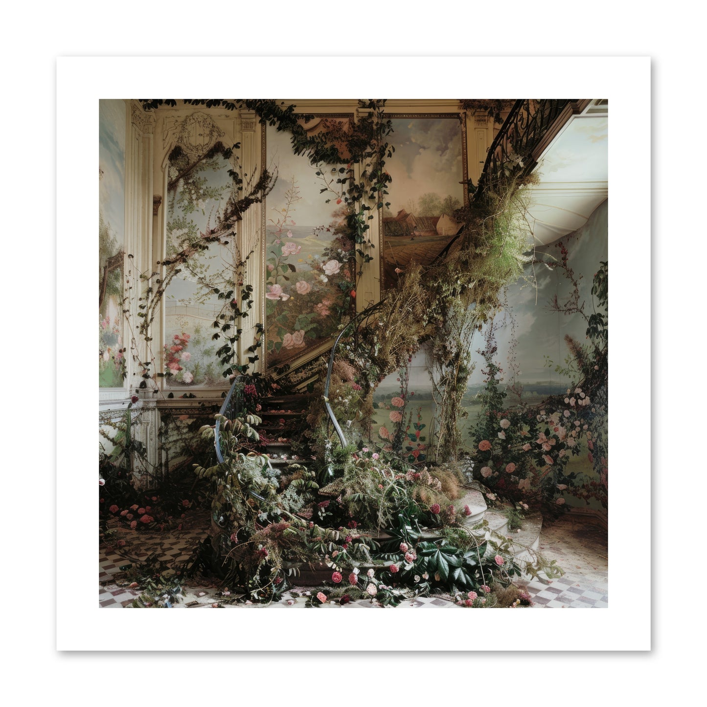 Forgotten Wonderland No. 3 -- Paper Print 12x12