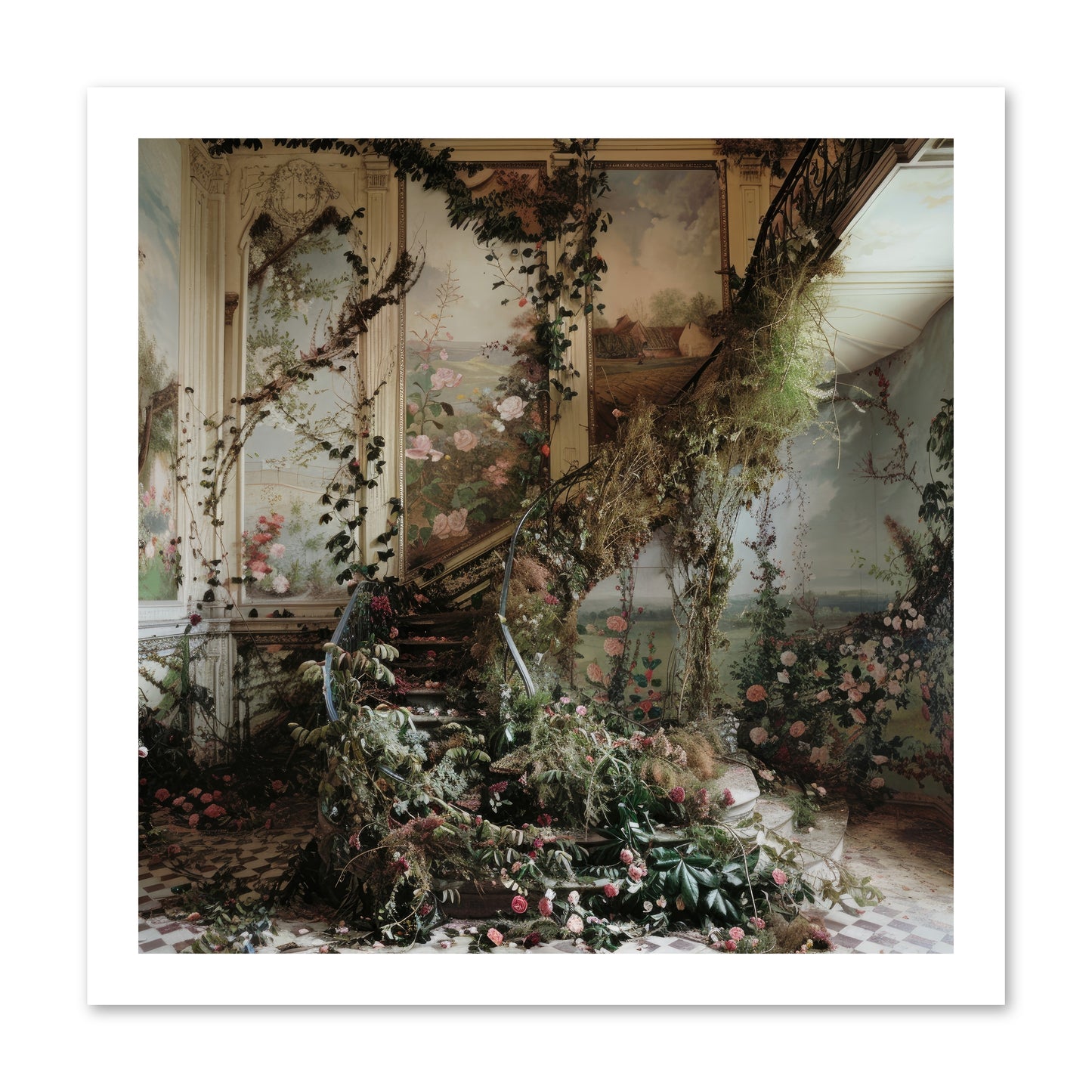 Forgotten Wonderland No. 3 -- Paper Print 16x16