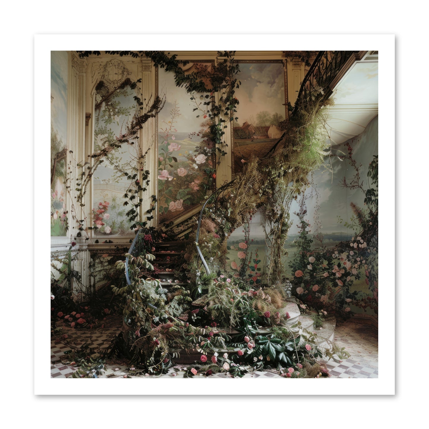 Forgotten Wonderland No. 3 -- Loose Canvas Print 20x20