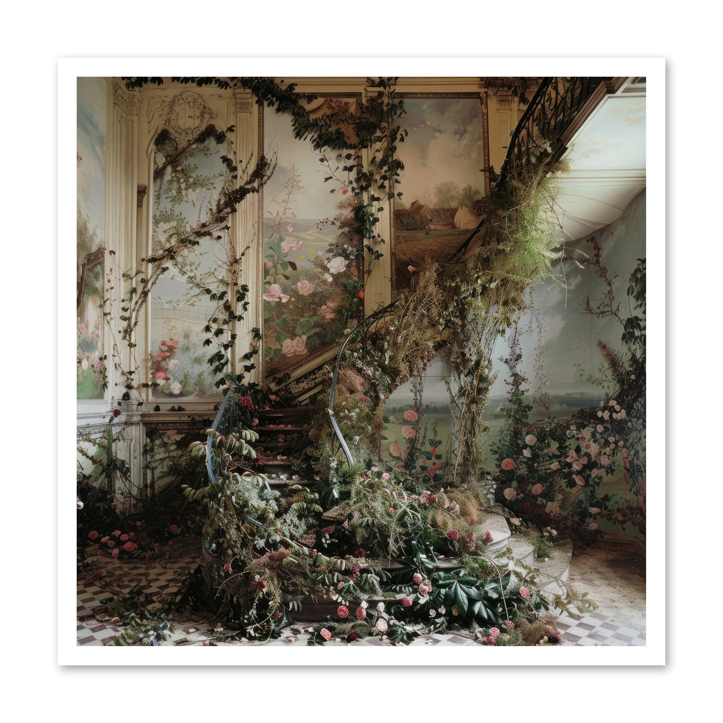 Forgotten Wonderland No. 3 -- Paper Print 30x30