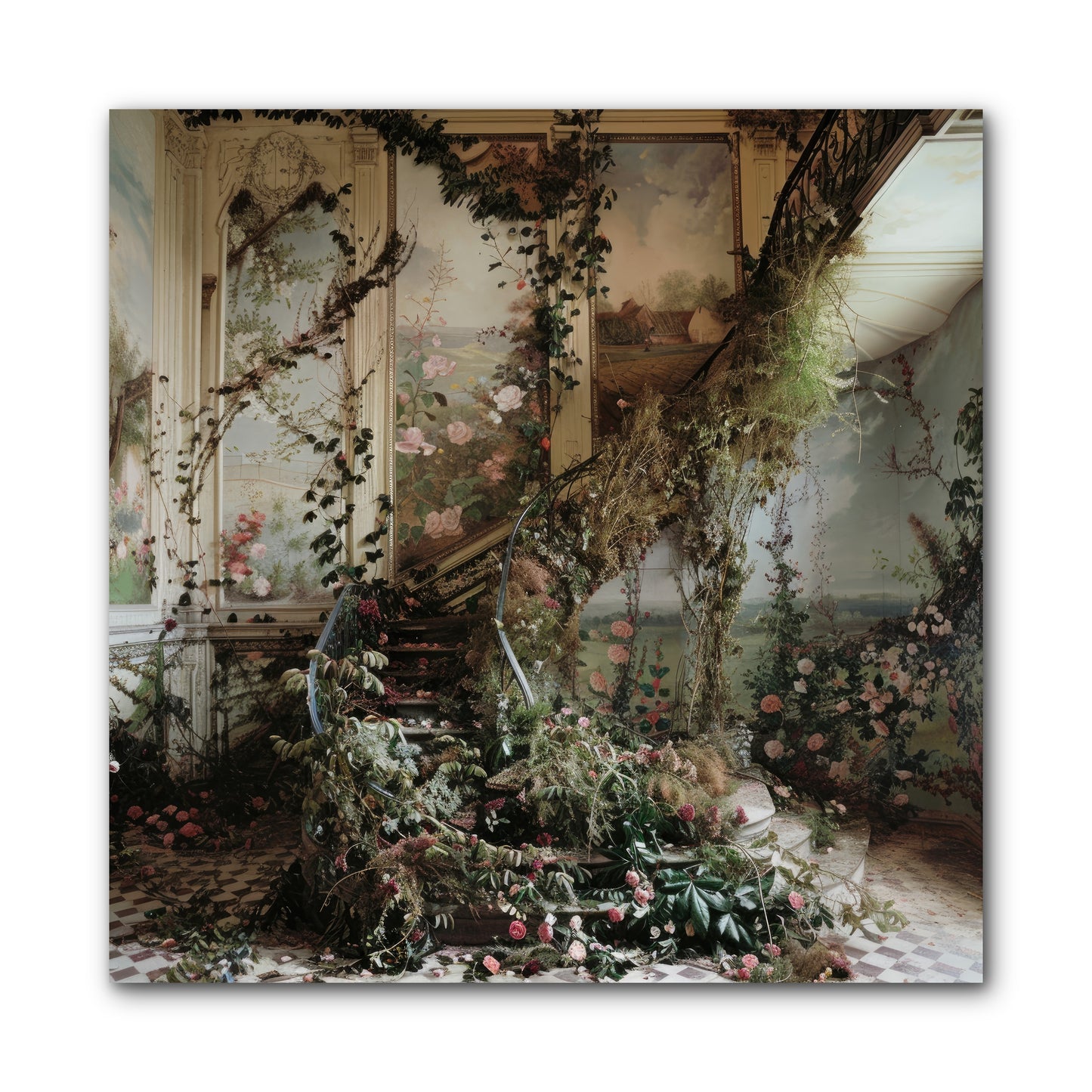 Forgotten Wonderland No. 3 -- Wrapped Canvas 10x10