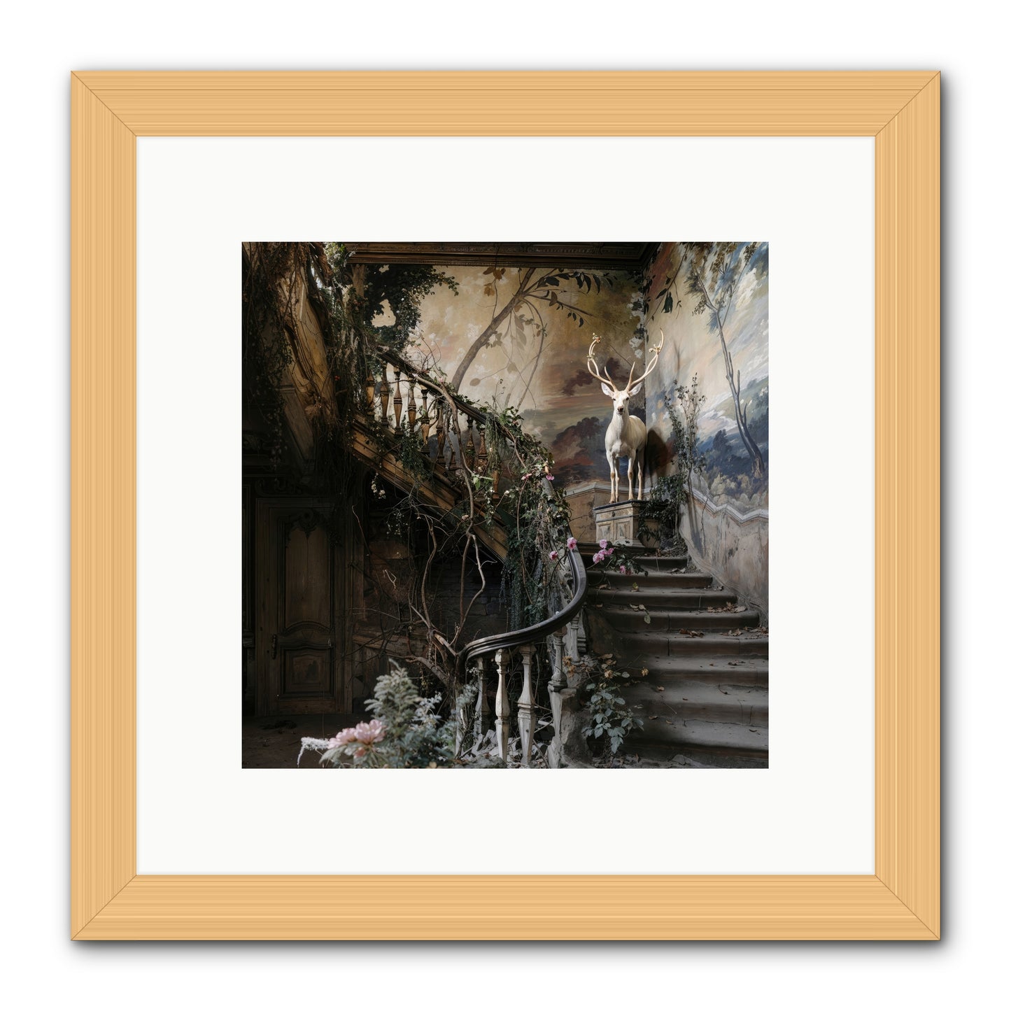 Forgotten Wonderland No. 5 -- Framed Print - Natural 10x10