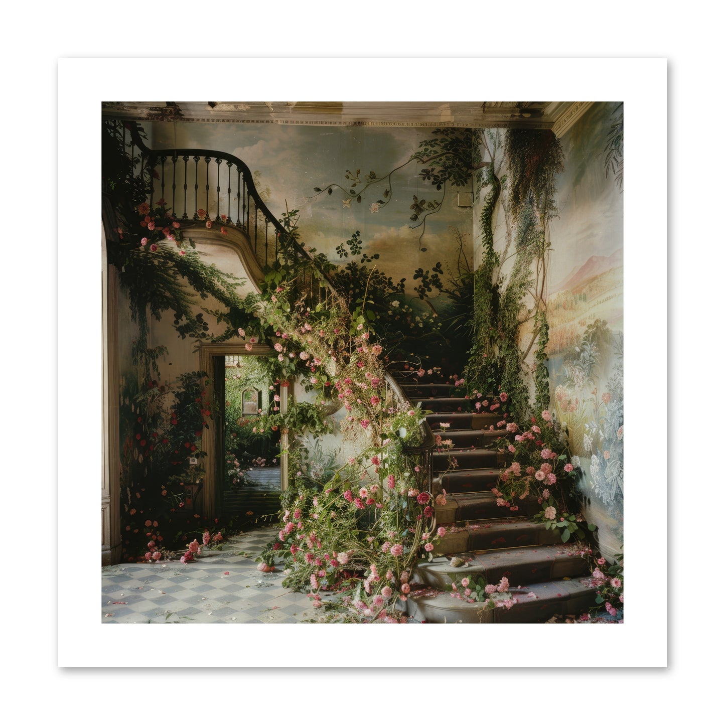 Forgotten Wonderland No. 6 -- Loose Canvas Print 12x12