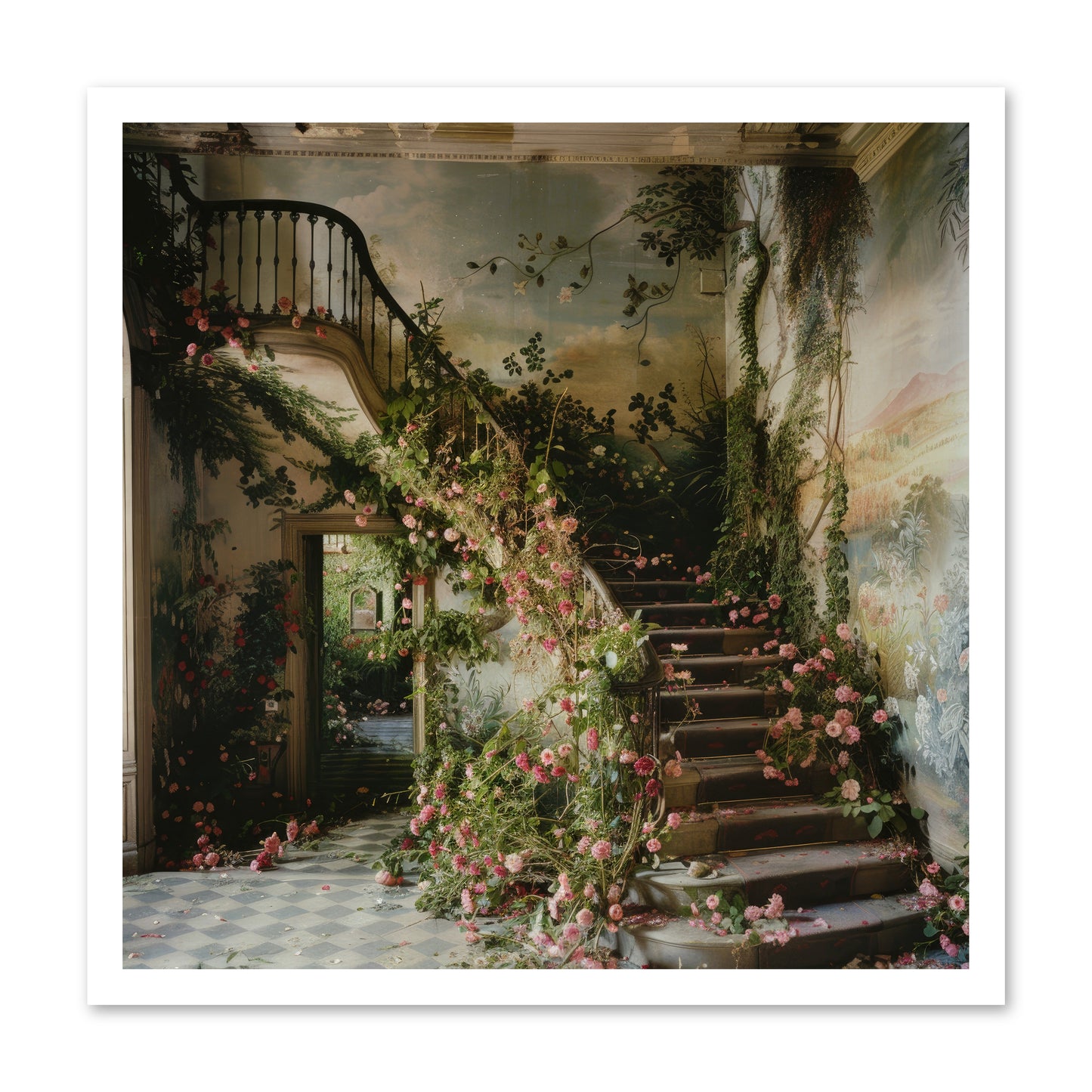 Forgotten Wonderland No. 6 -- Loose Canvas Print 24x24