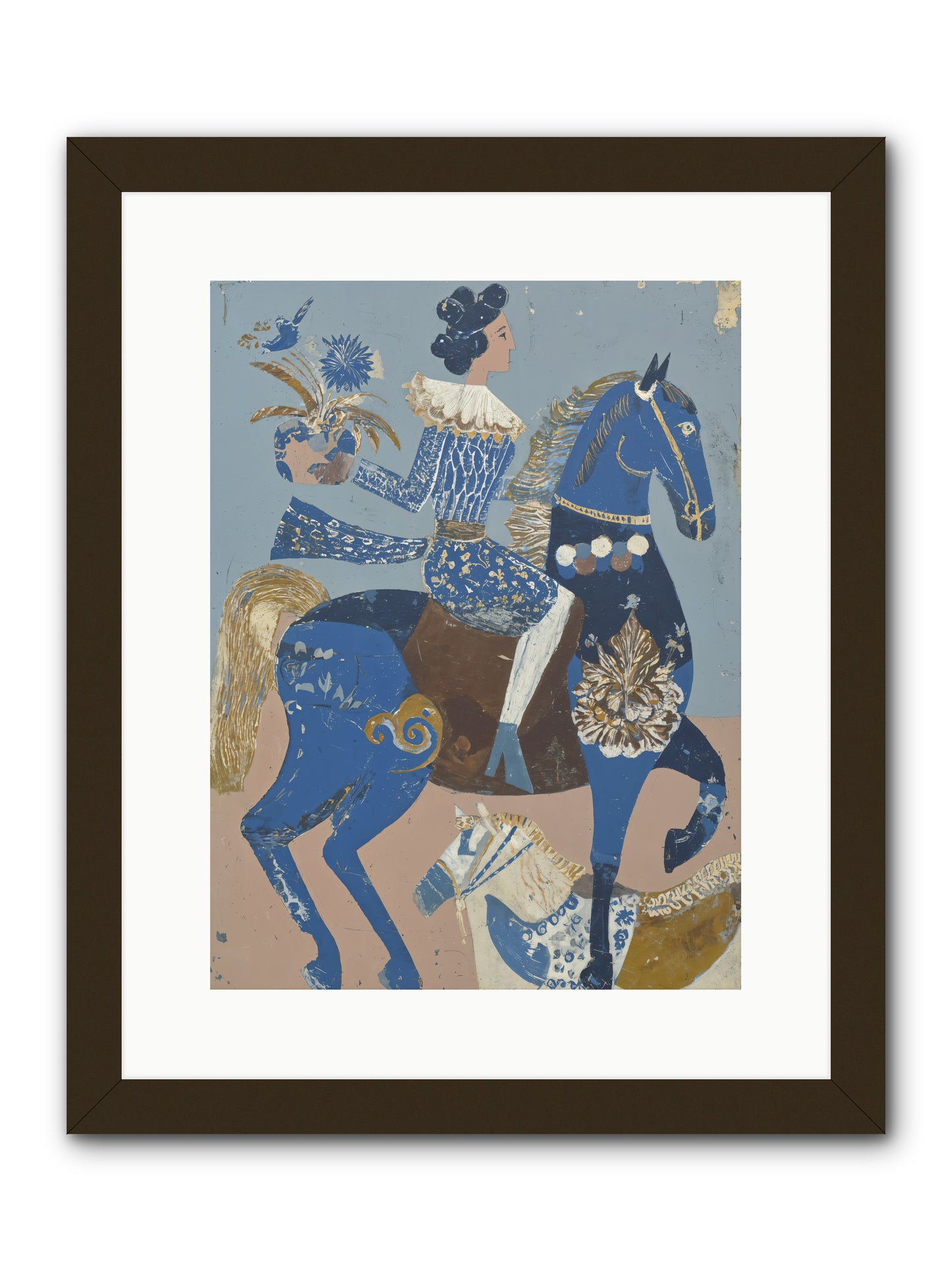 Foundational Work -- Framed Print - Black 12x16