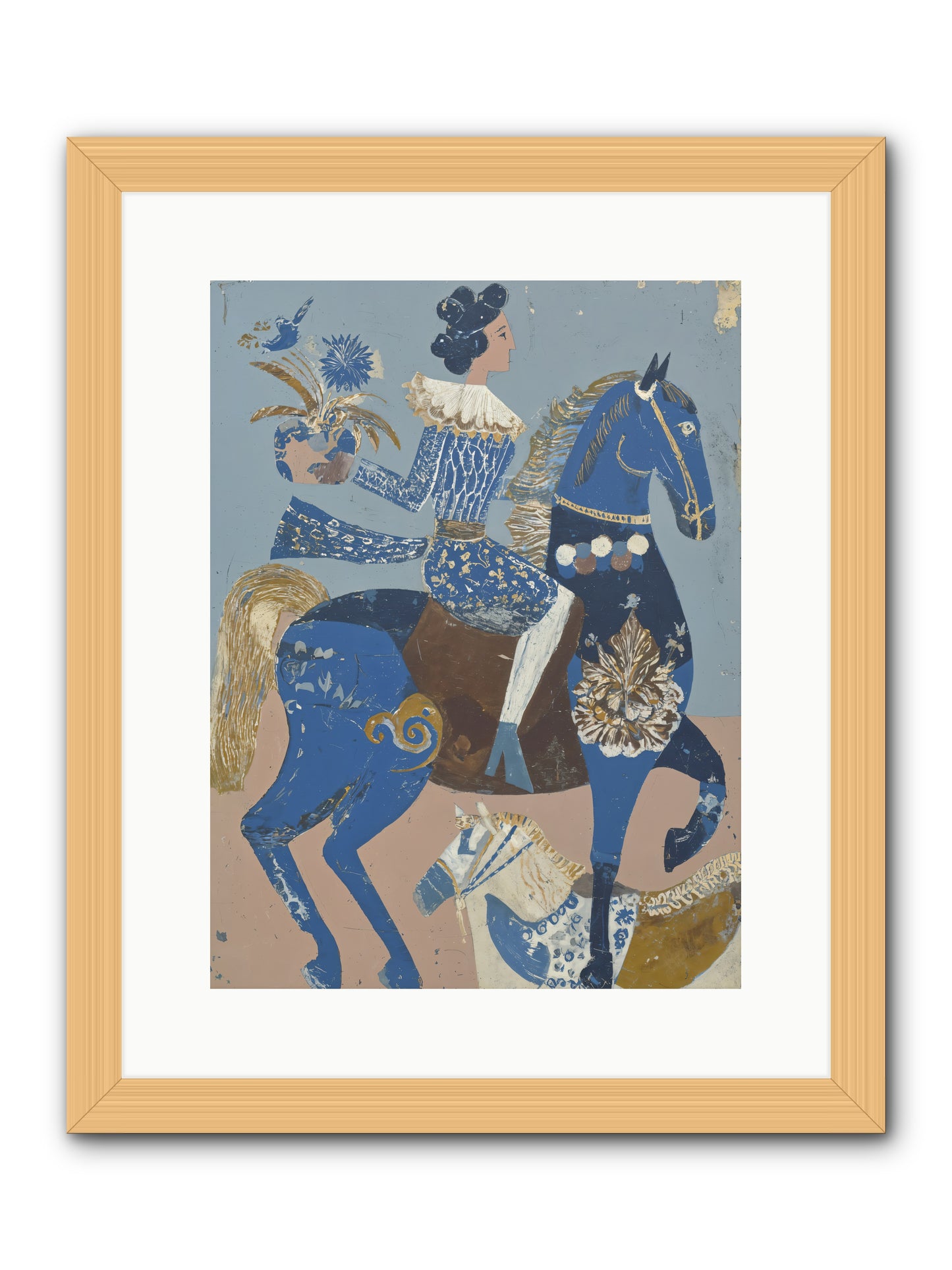 Foundational Work -- Framed Print - Natural 12x16