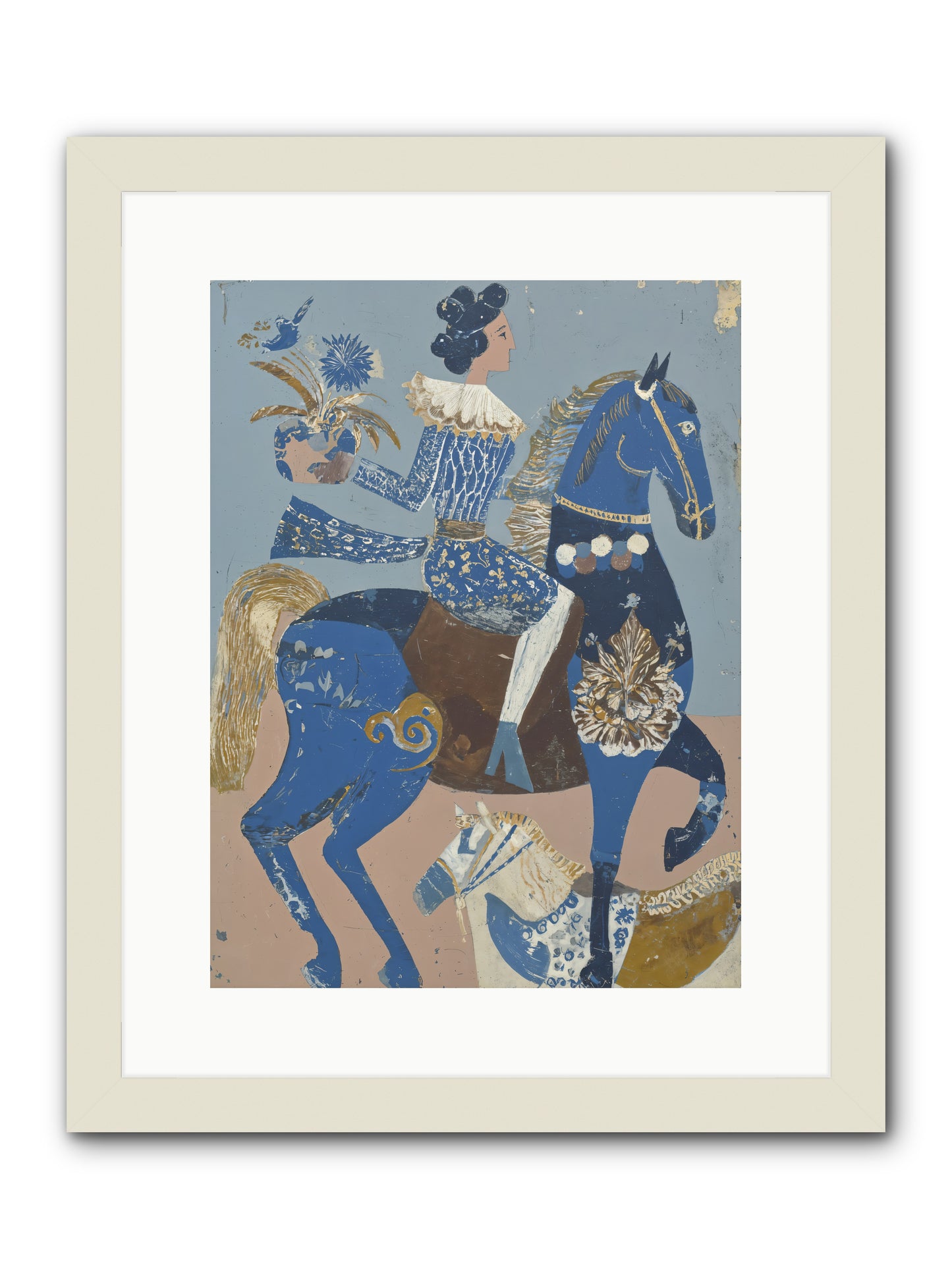 Foundational Work -- Framed Print - White 12x16