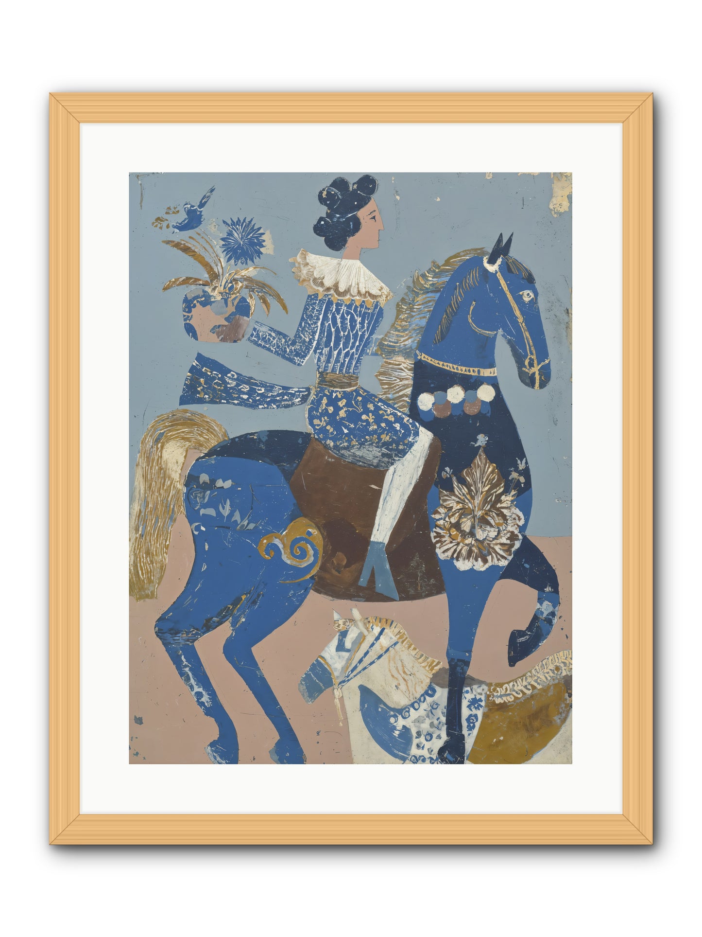 Foundational Work -- Framed Print - Natural 18x24