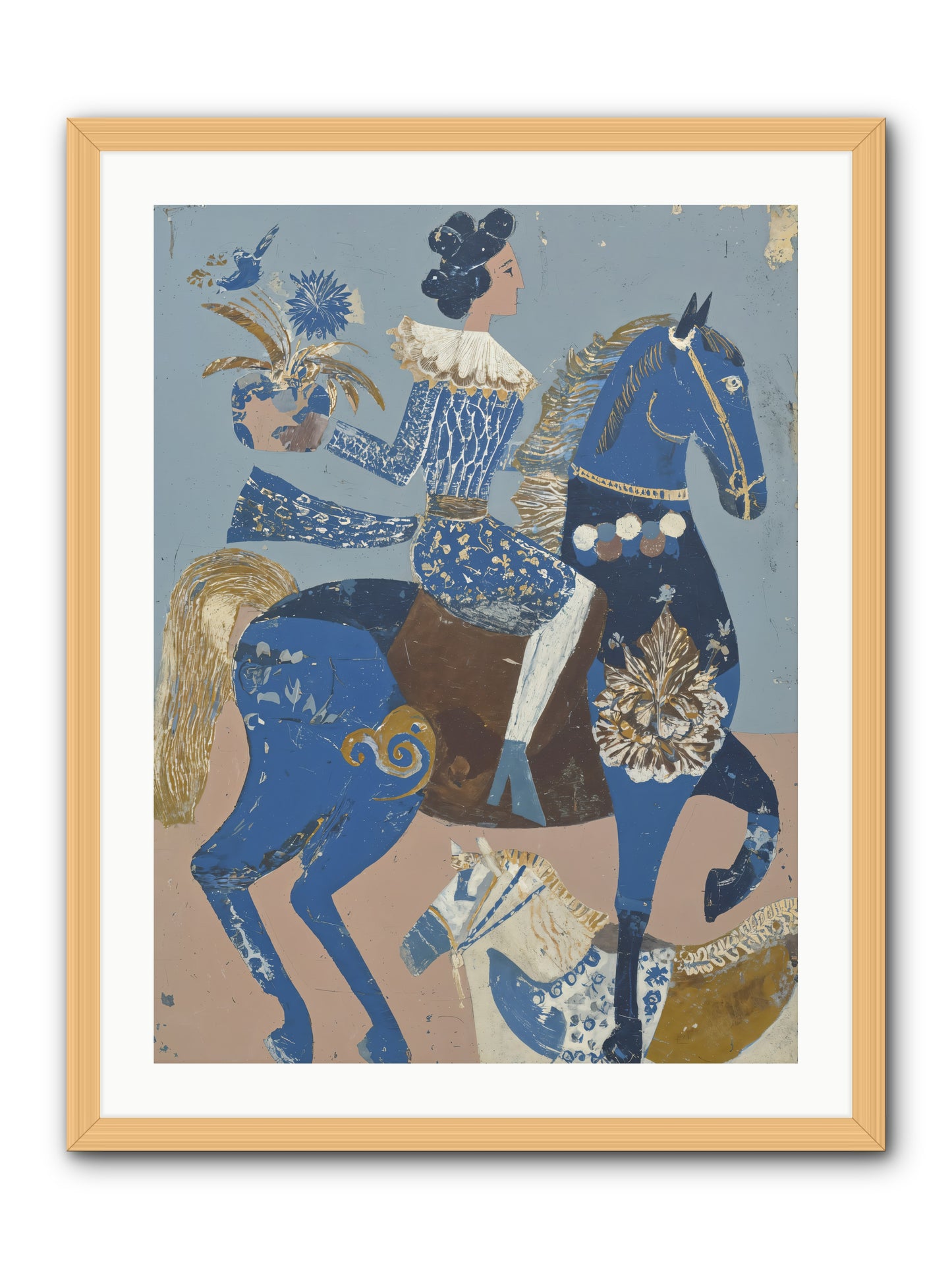 Foundational Work -- Framed Print - Natural 24x32