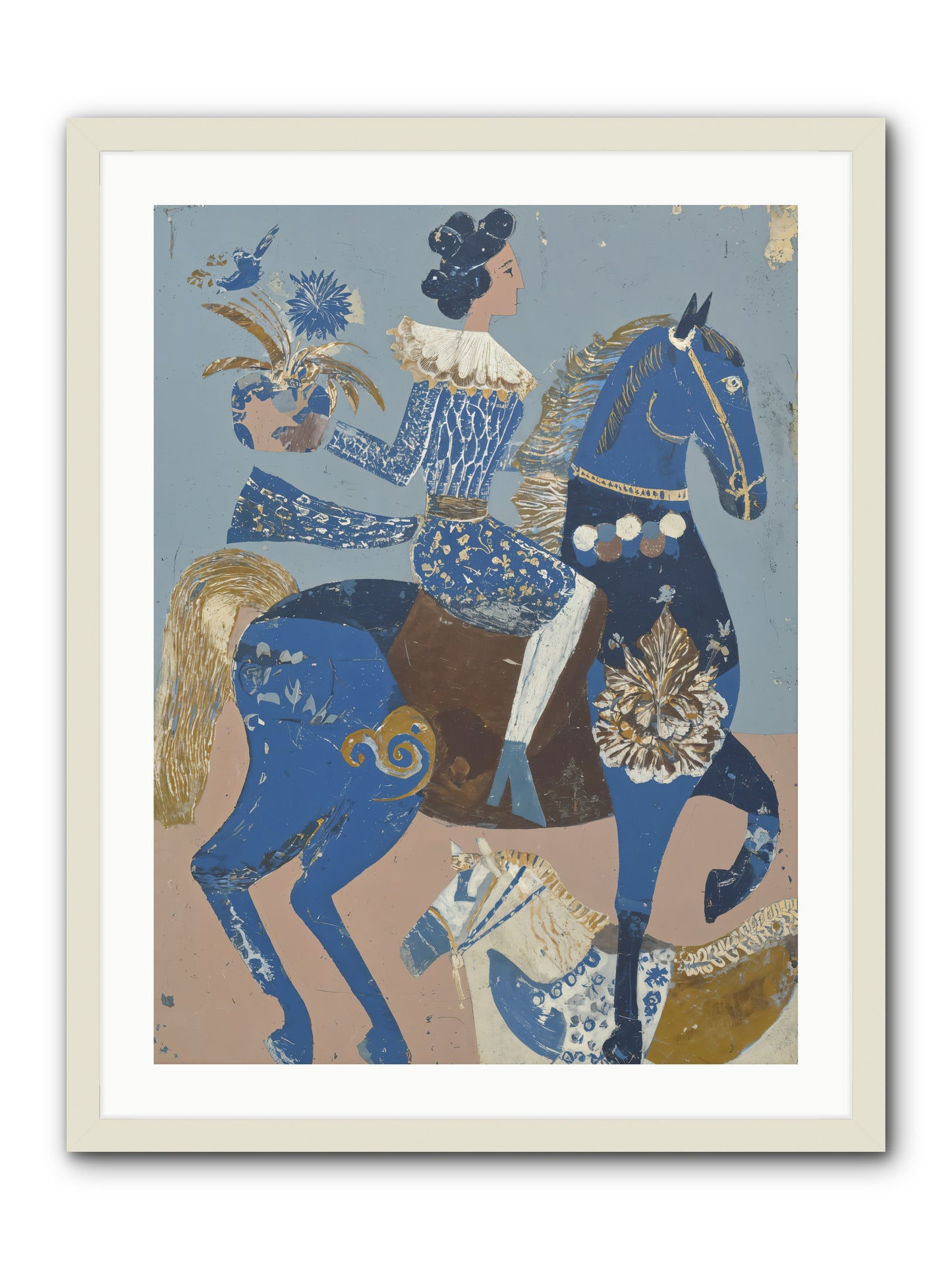 Foundational Work -- Framed Print - White 24x32