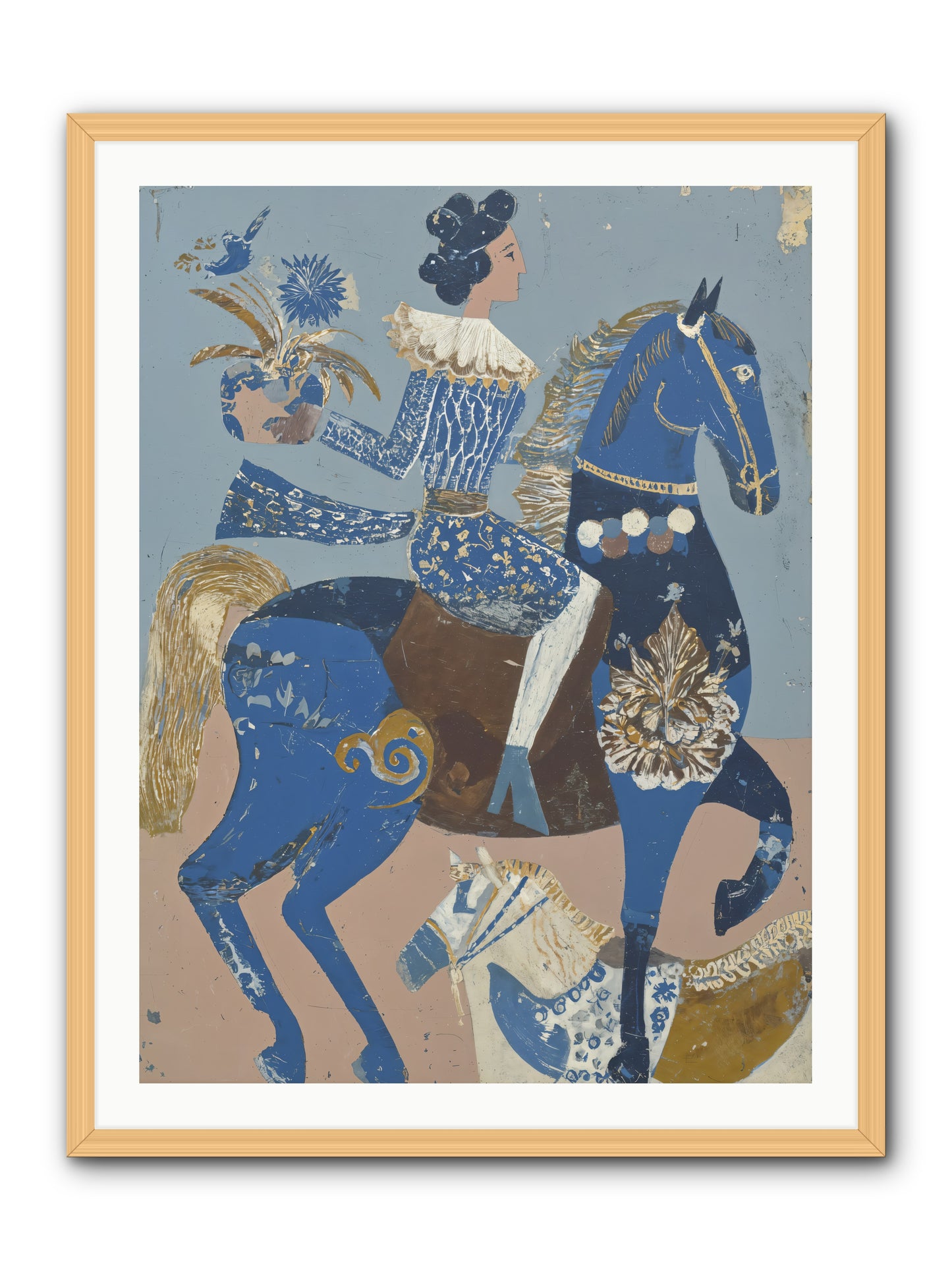 Foundational Work -- Framed Print - Natural 30x40