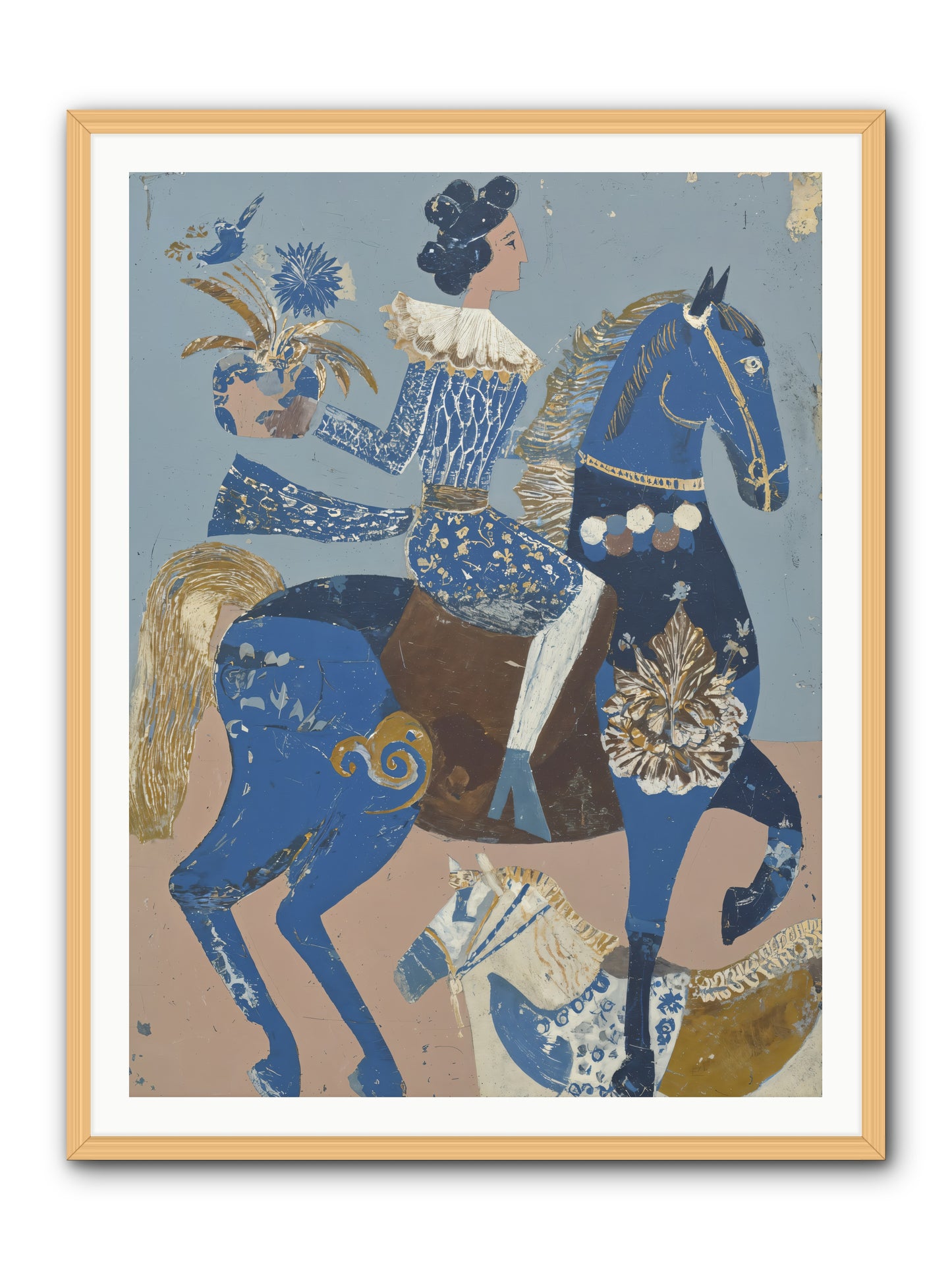 Foundational Work -- Framed Print - Natural 36x48