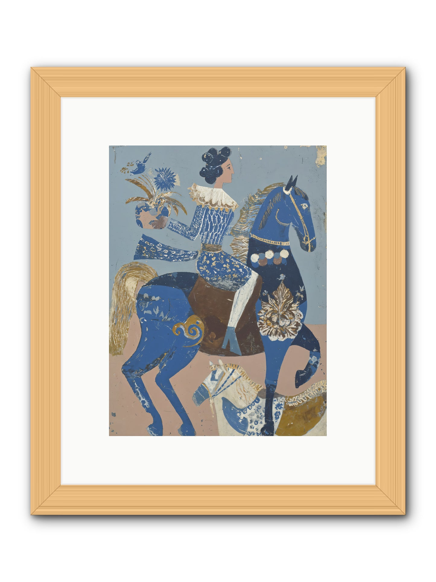 Foundational Work -- Framed Print - Natural 9x12
