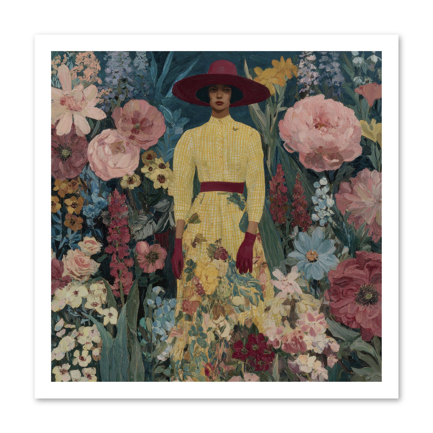 Foxglove Boulevard-REZ -- Paper Print 20x20