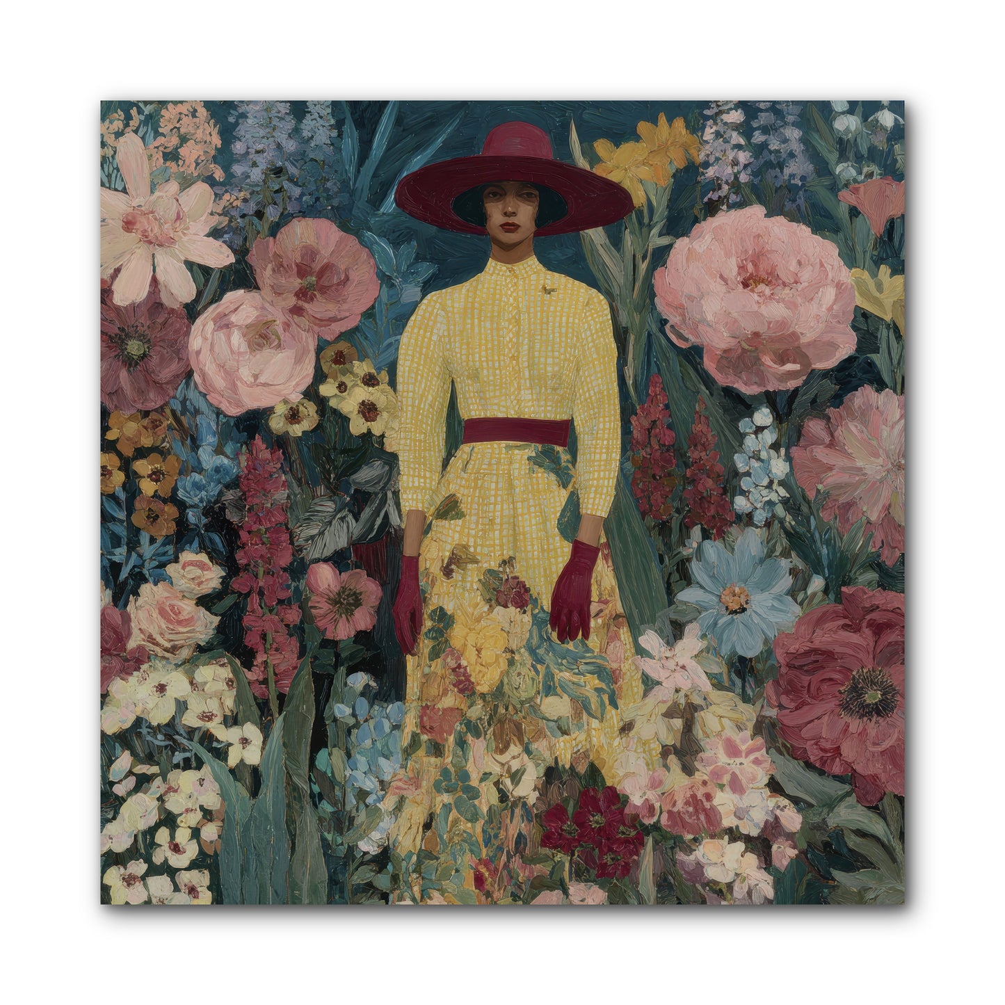 Foxglove Boulevard-REZ -- Wrapped Canvas 10x10