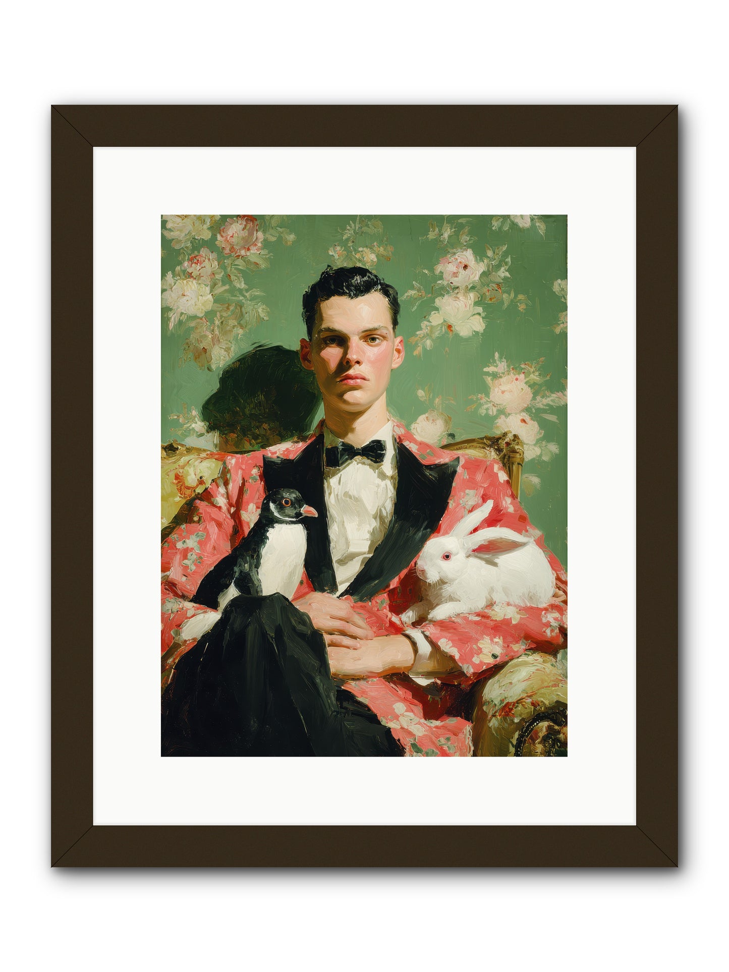Foxglove & Fellows -- Framed Print - Black 12x16