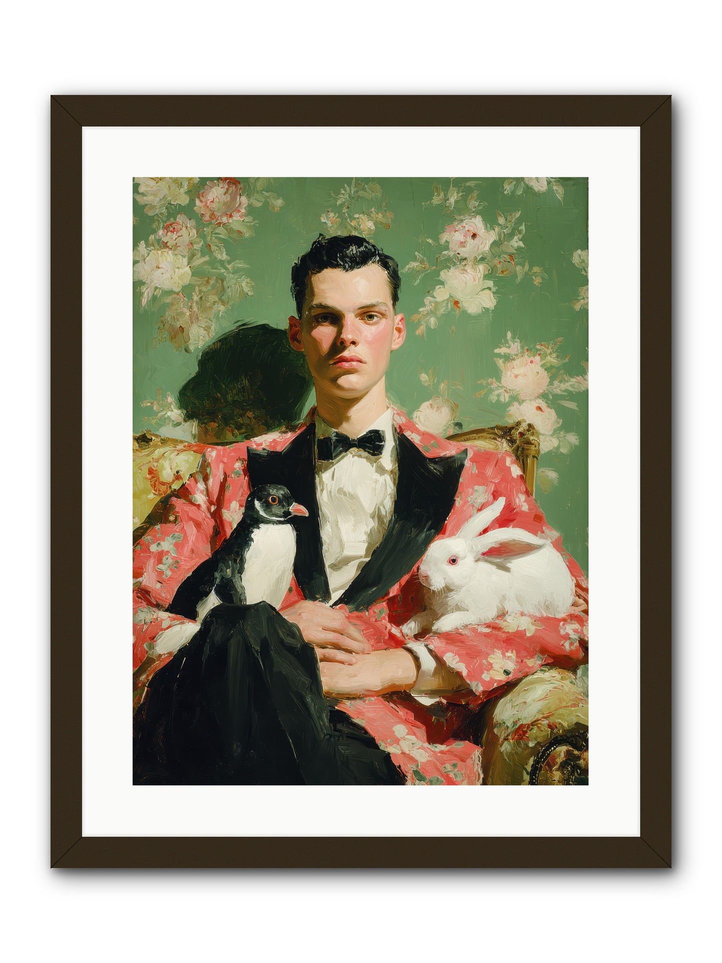 Foxglove & Fellows -- Framed Print - Black 18x24