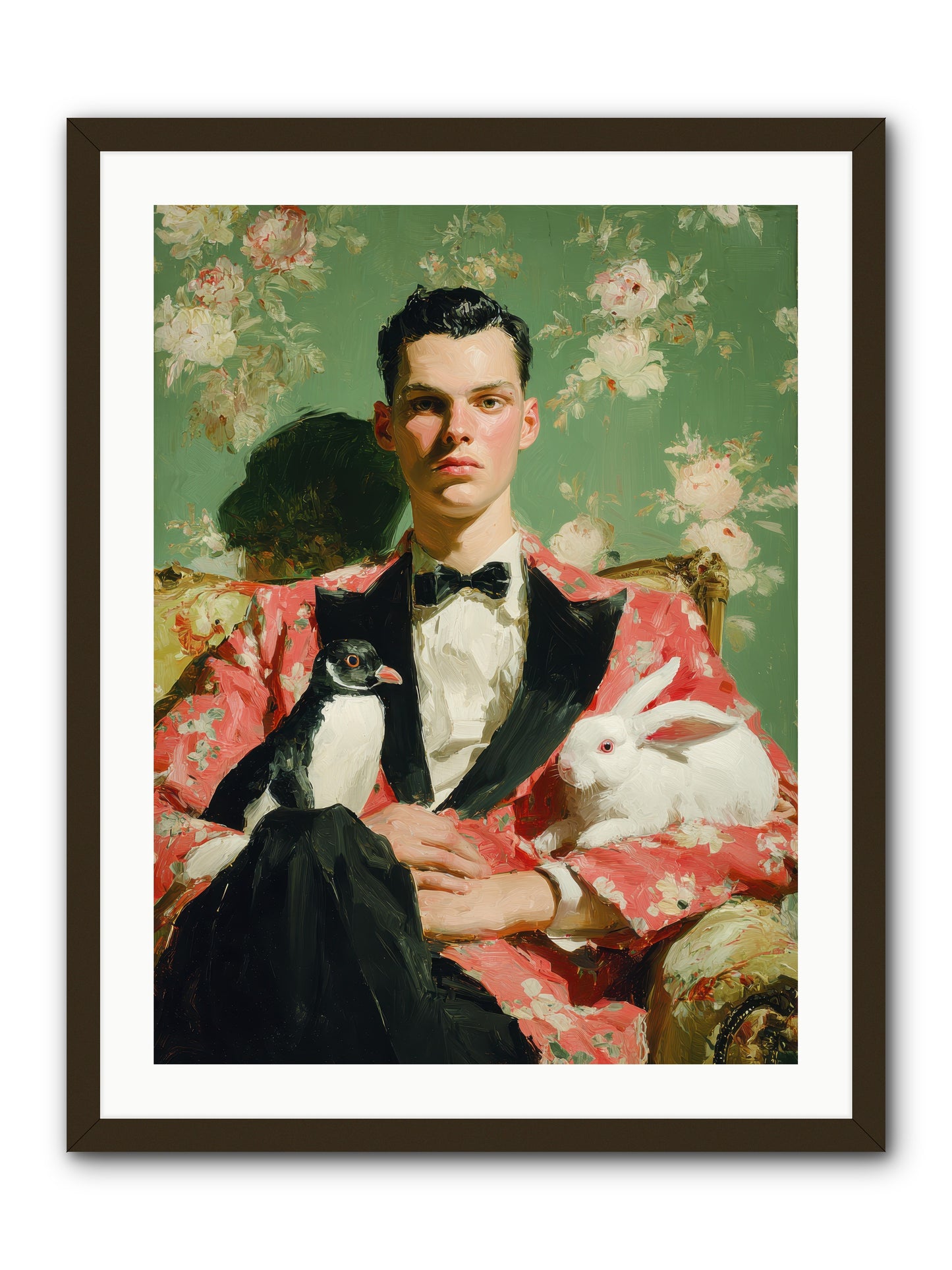 Foxglove & Fellows -- Framed Print - Black 24x32