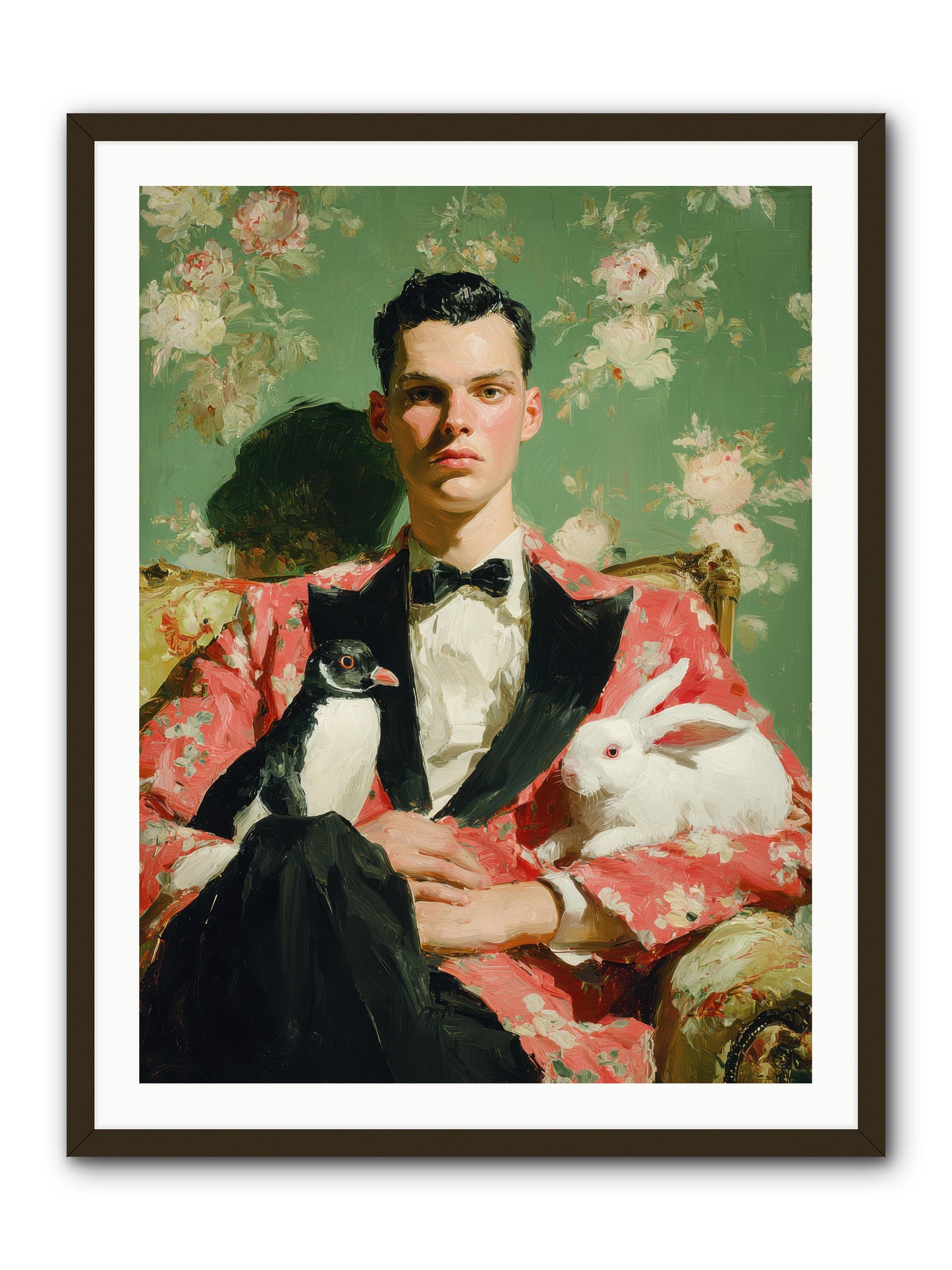 Foxglove & Fellows -- Framed Print - Black 30x40