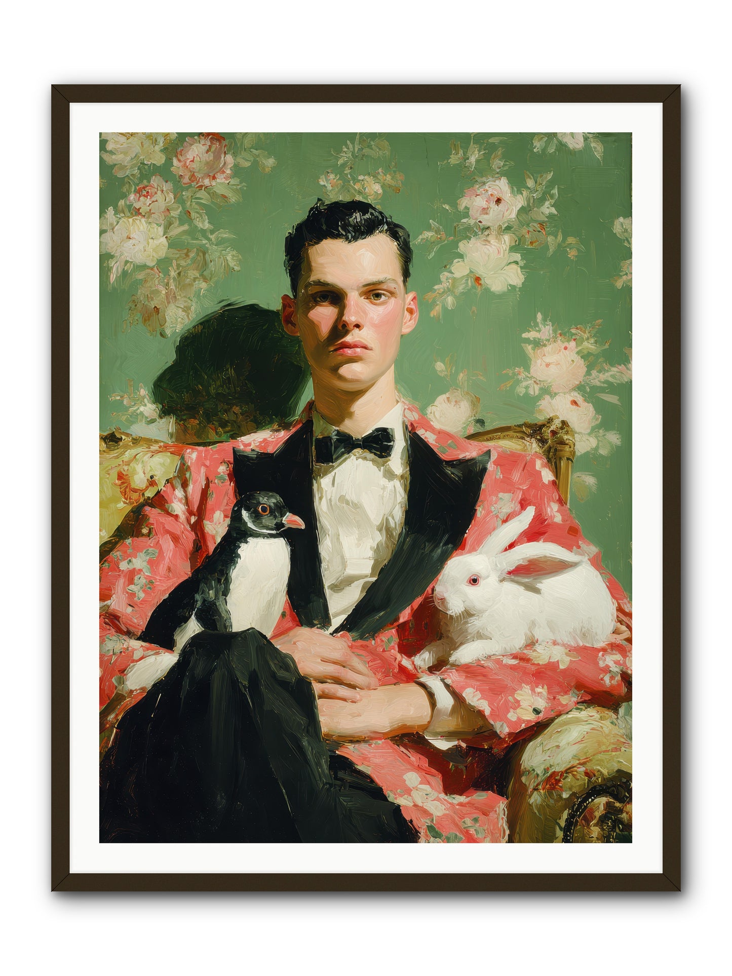 Foxglove & Fellows -- Framed Print - Black 36x48