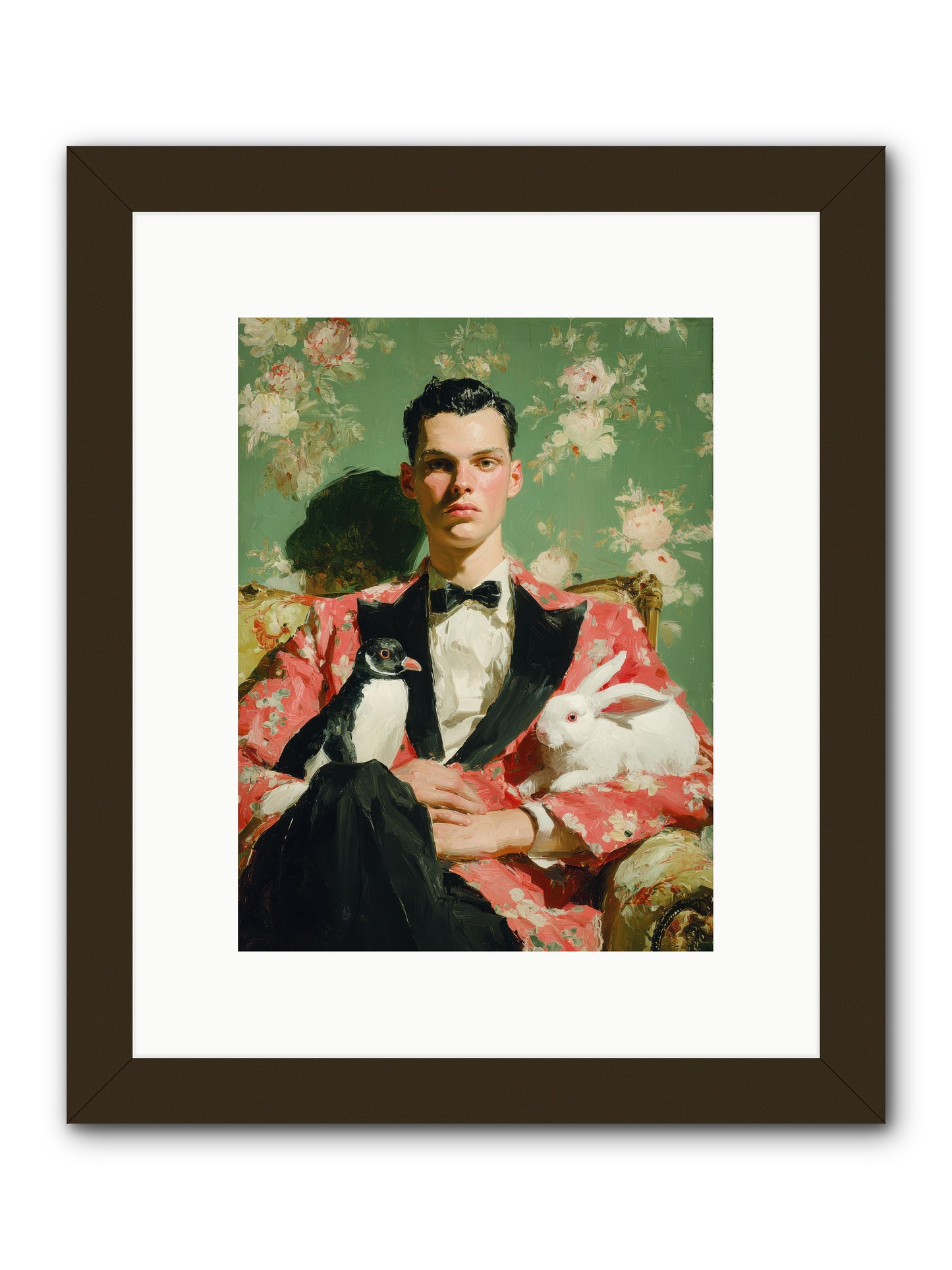 Foxglove & Fellows -- Framed Print - Black 9x12