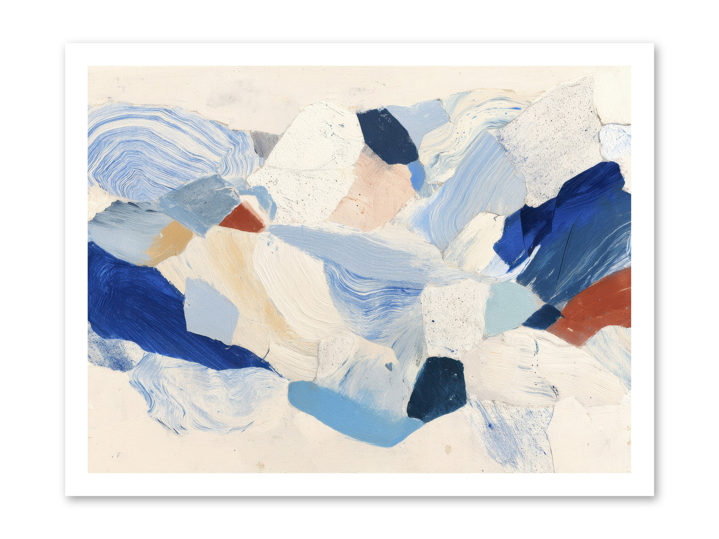 Fragmented Tides -- Paper Print 24x18