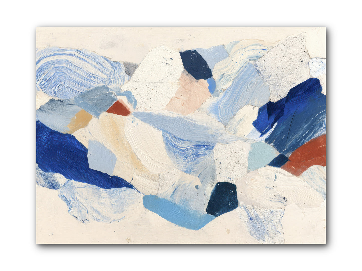 Fragmented Tides -- Wrapped Canvas 12x9