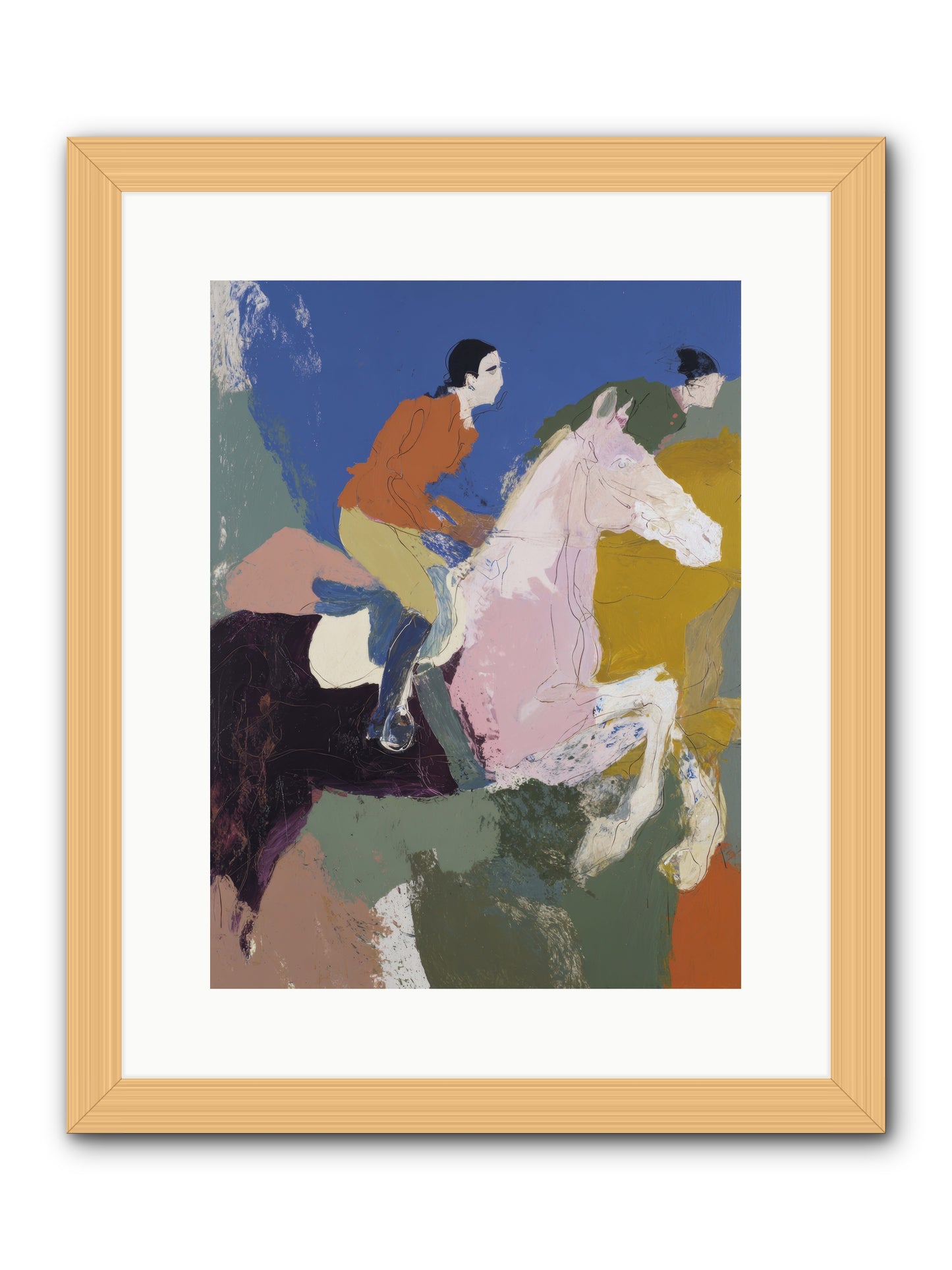 Fragments of the Faithful -- Framed Print - Natural 12x16