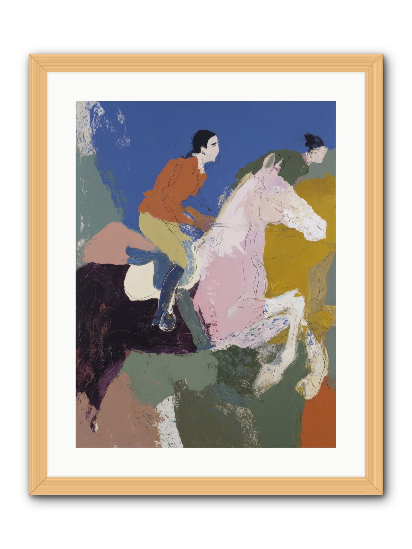 Fragments of the Faithful -- Framed Print - Natural 18x24
