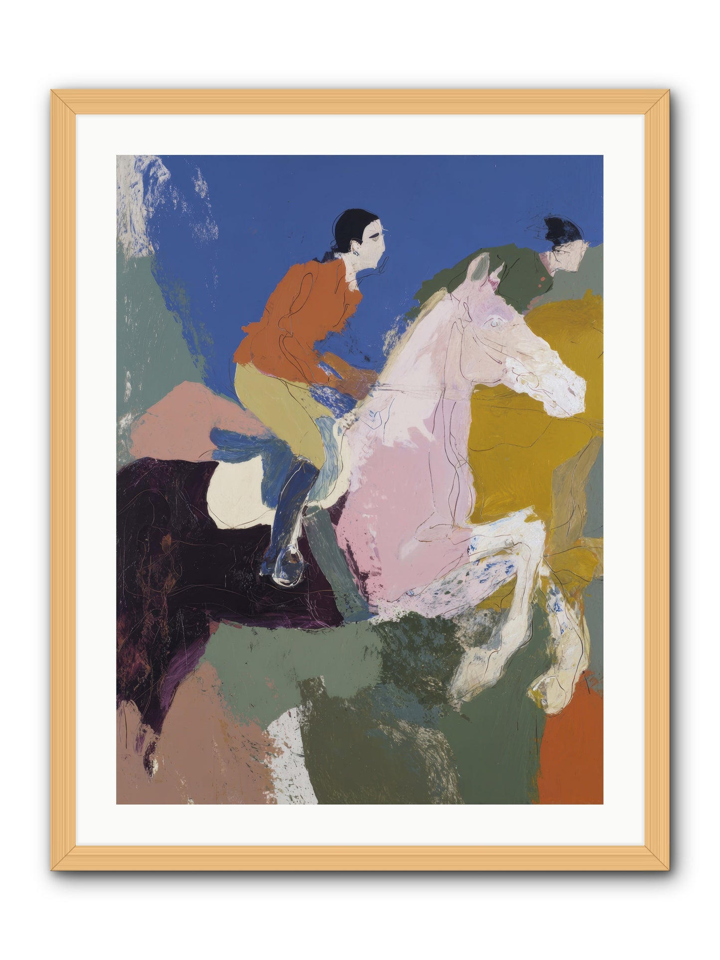 Fragments of the Faithful -- Framed Print - Natural 24x32