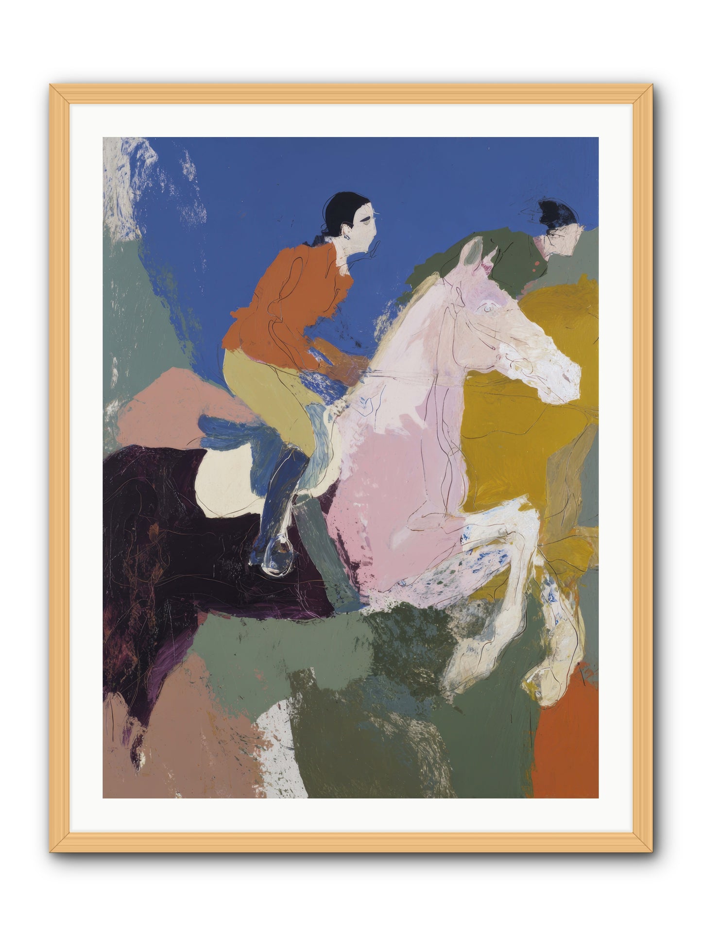 Fragments of the Faithful -- Framed Print - Natural 30x40