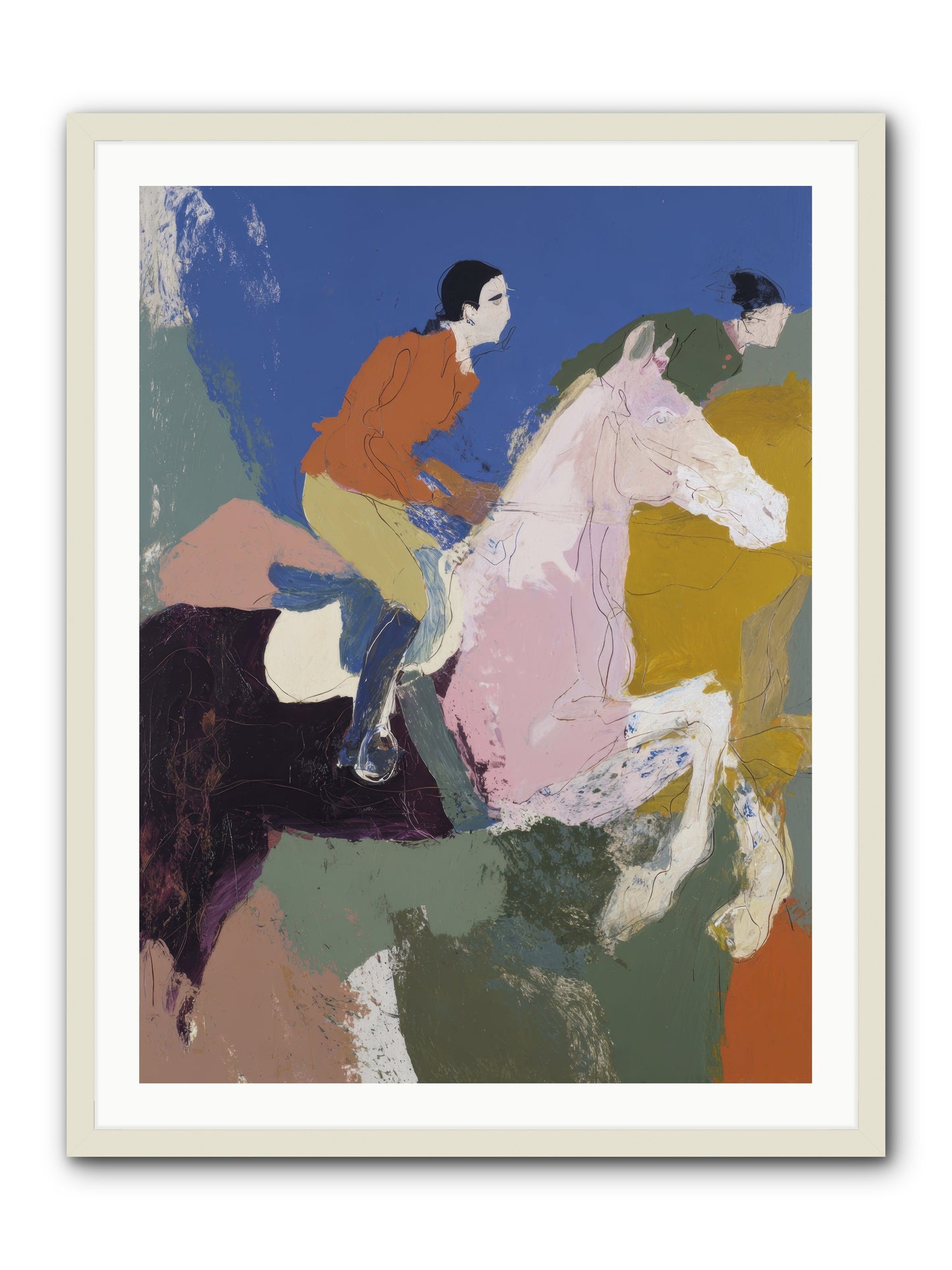Fragments of the Faithful -- Framed Print - White 30x40