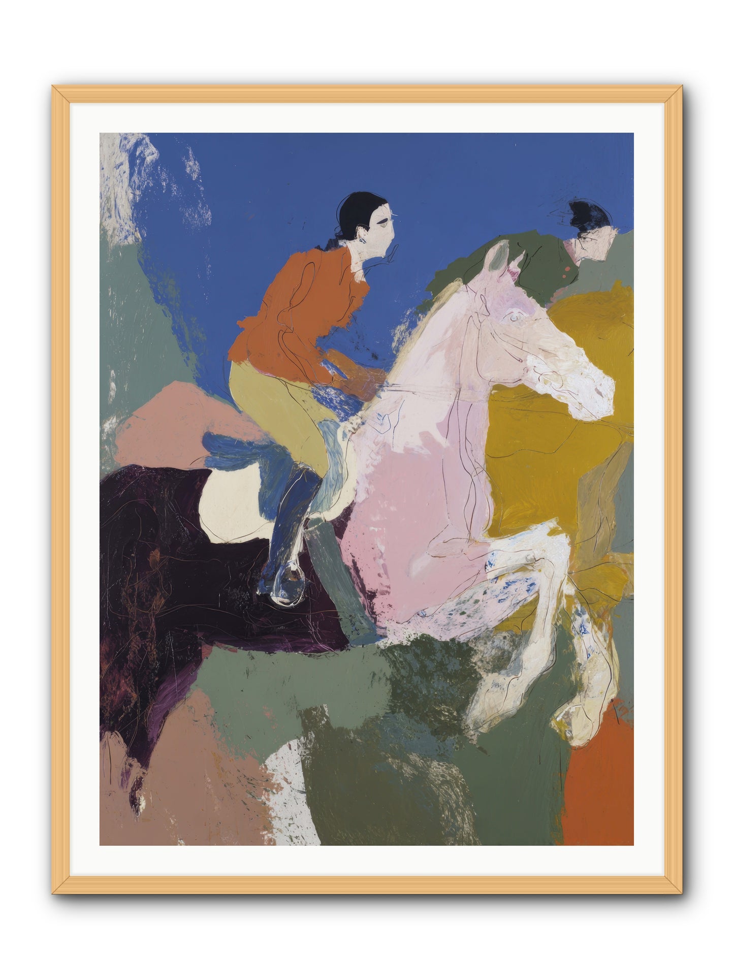 Fragments of the Faithful -- Framed Print - Natural 36x48