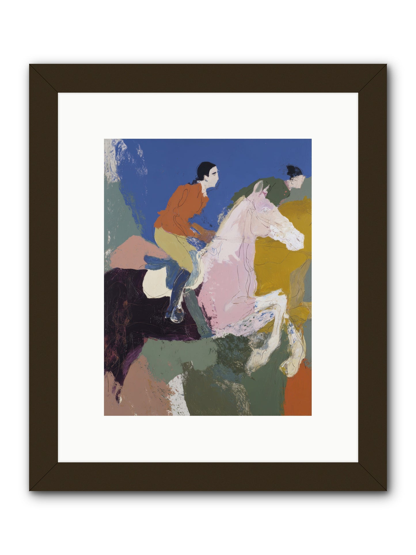 Fragments of the Faithful -- Framed Print - Black 9x12